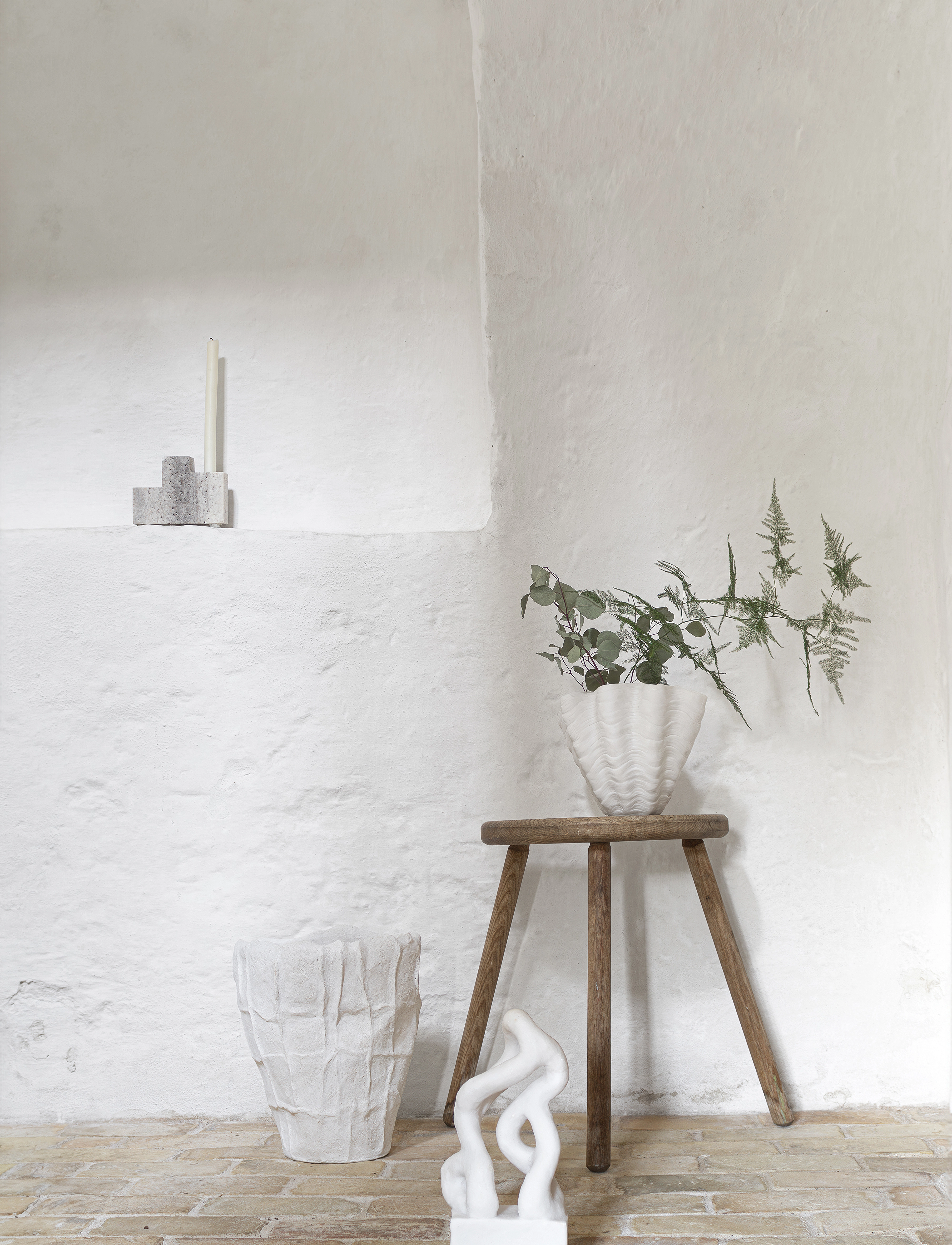 Mette Ditmer - SHELL vase - vases - off-white - 3