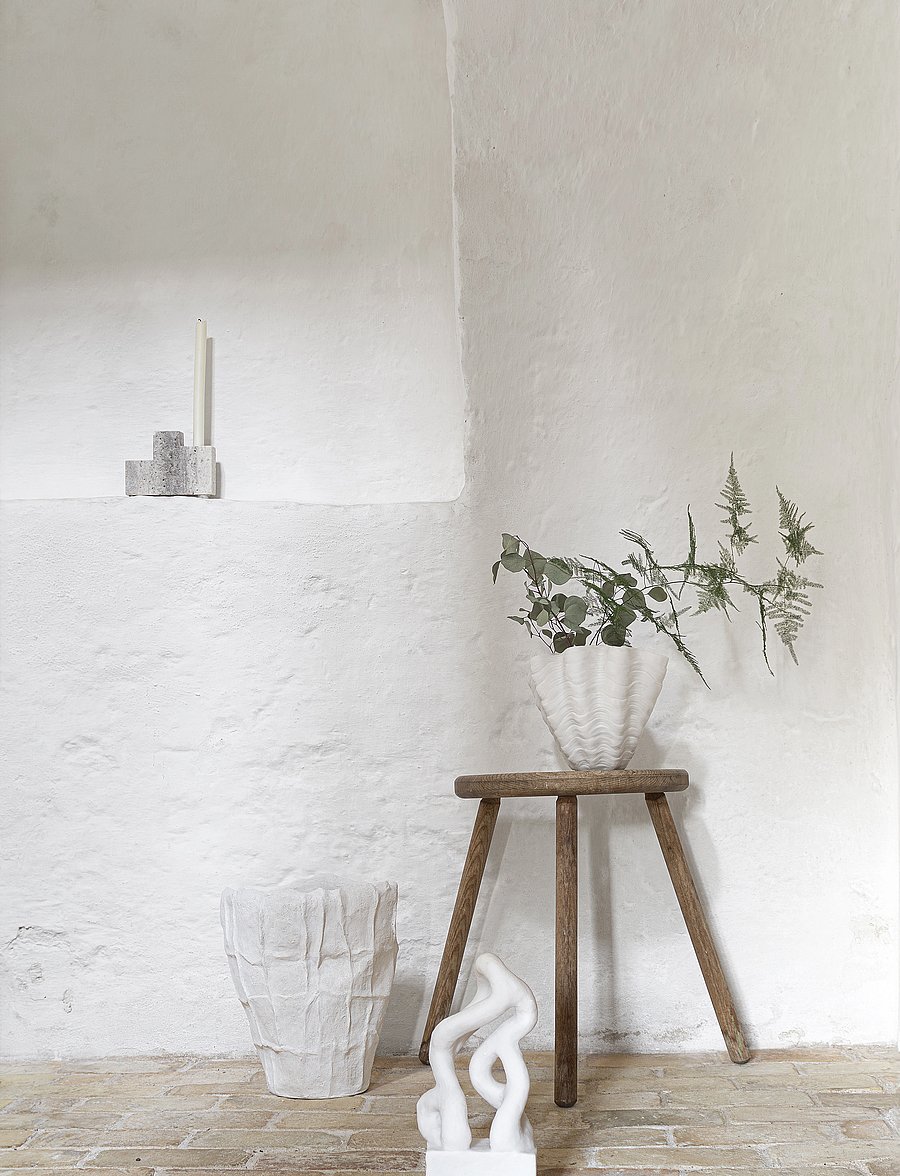 Mette Ditmer - SHELL vase - vasen - off-white - 3