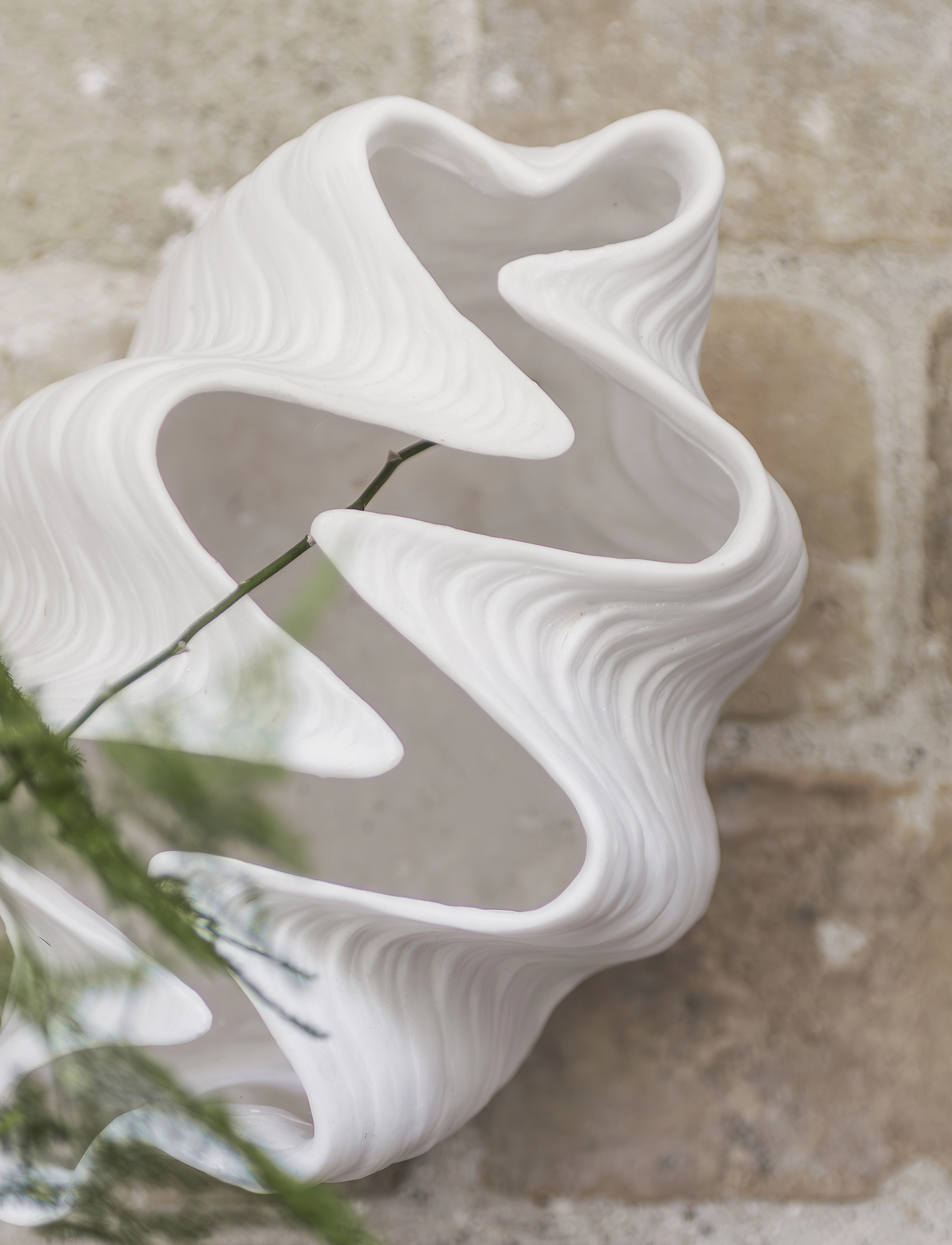 Mette Ditmer - SHELL vase - vases - off-white - 4