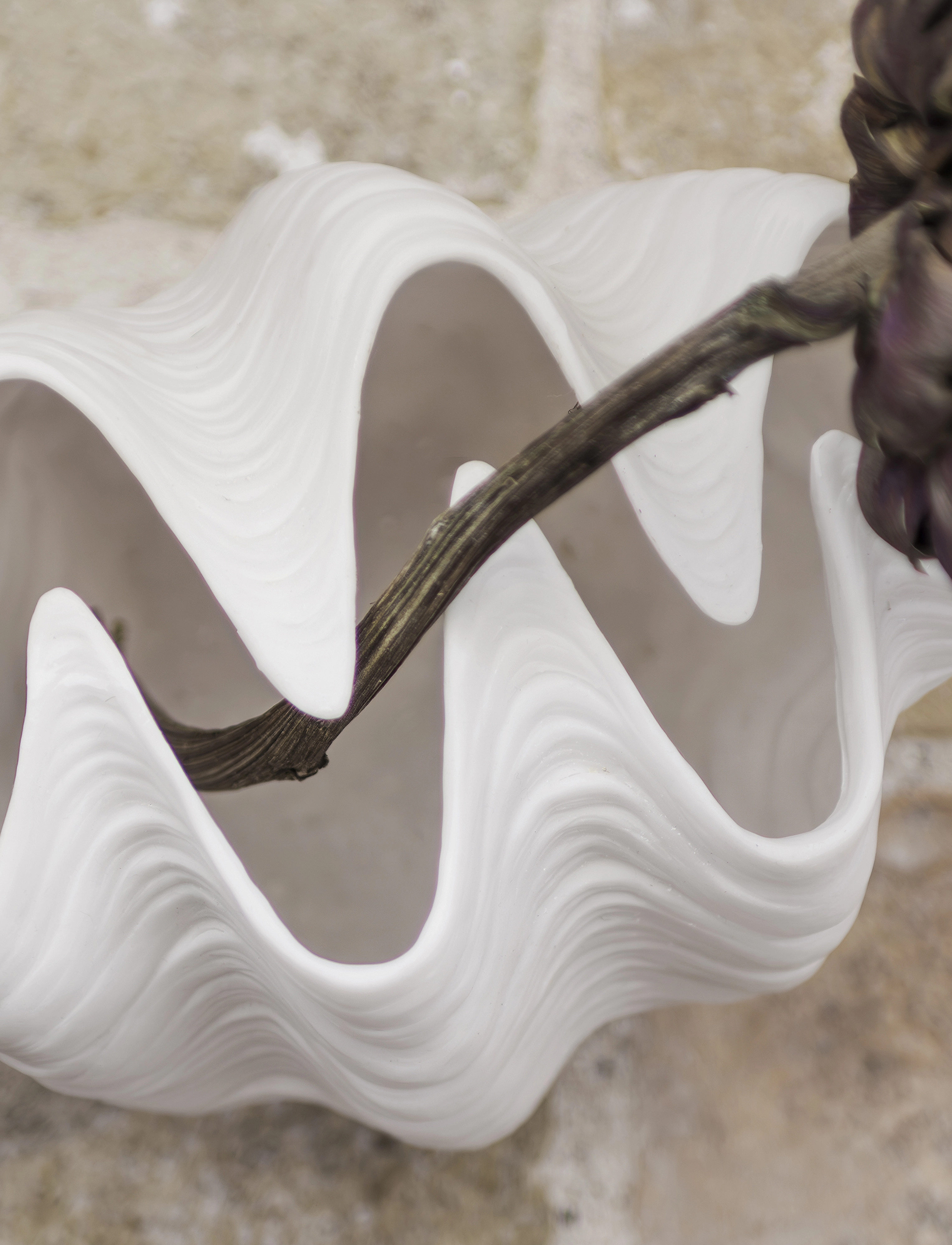 Mette Ditmer - SHELL vase - vases - off-white - 5