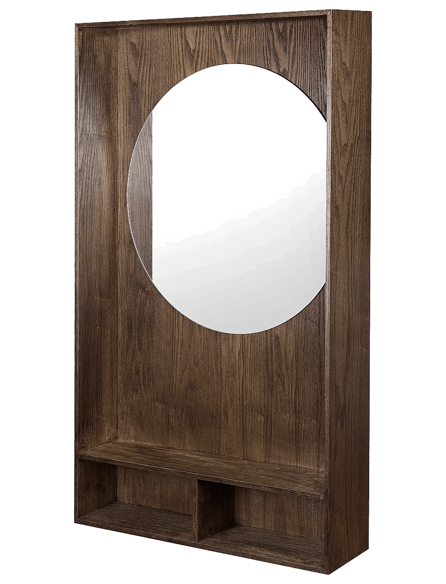 Mette Ditmer - SHOW-ME mirror shelf - hoiustamine ja riiulid - dark oiled - 1