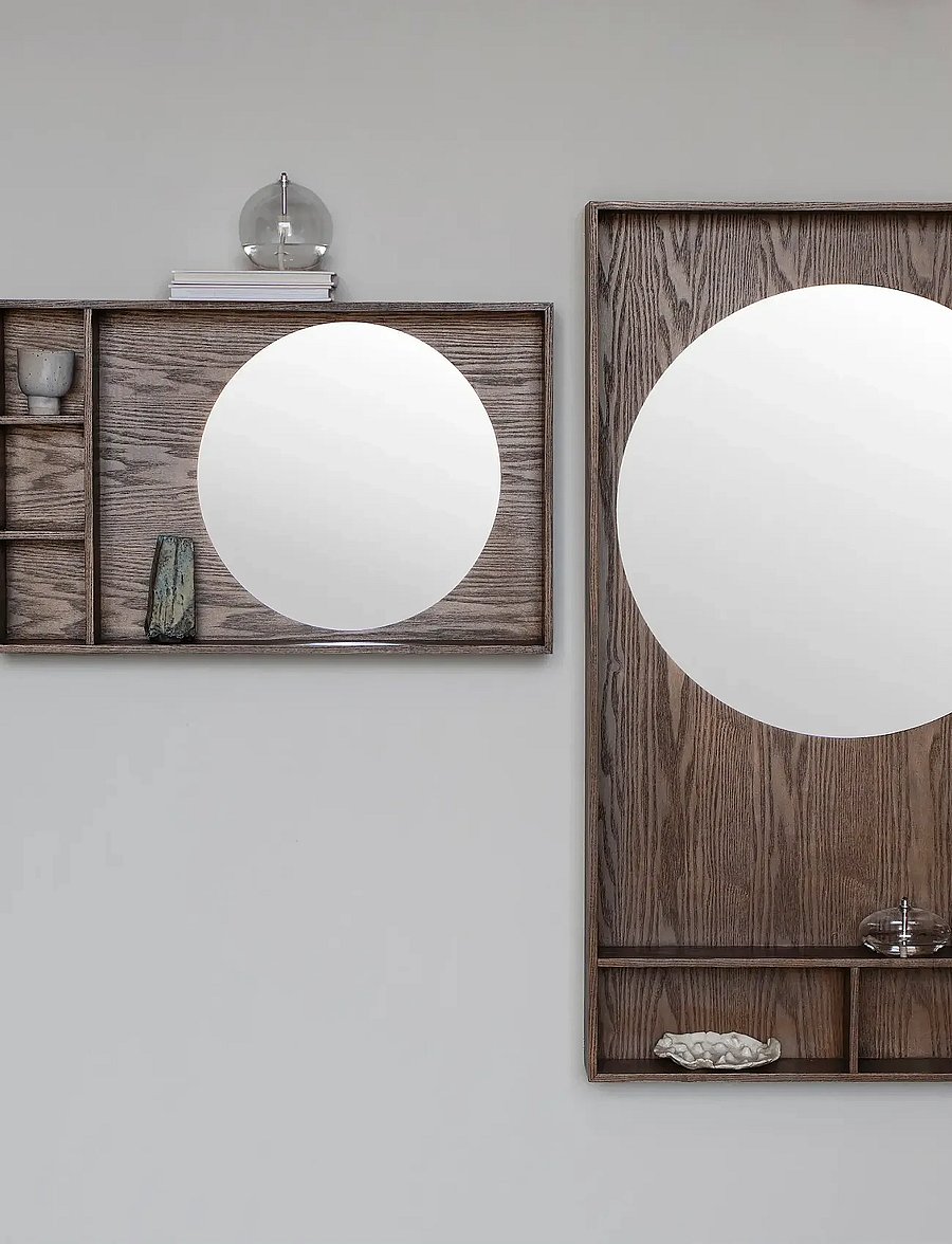 Mette Ditmer - SHOW-ME mirror shelf - hoiustamine ja riiulid - dark oiled - 4
