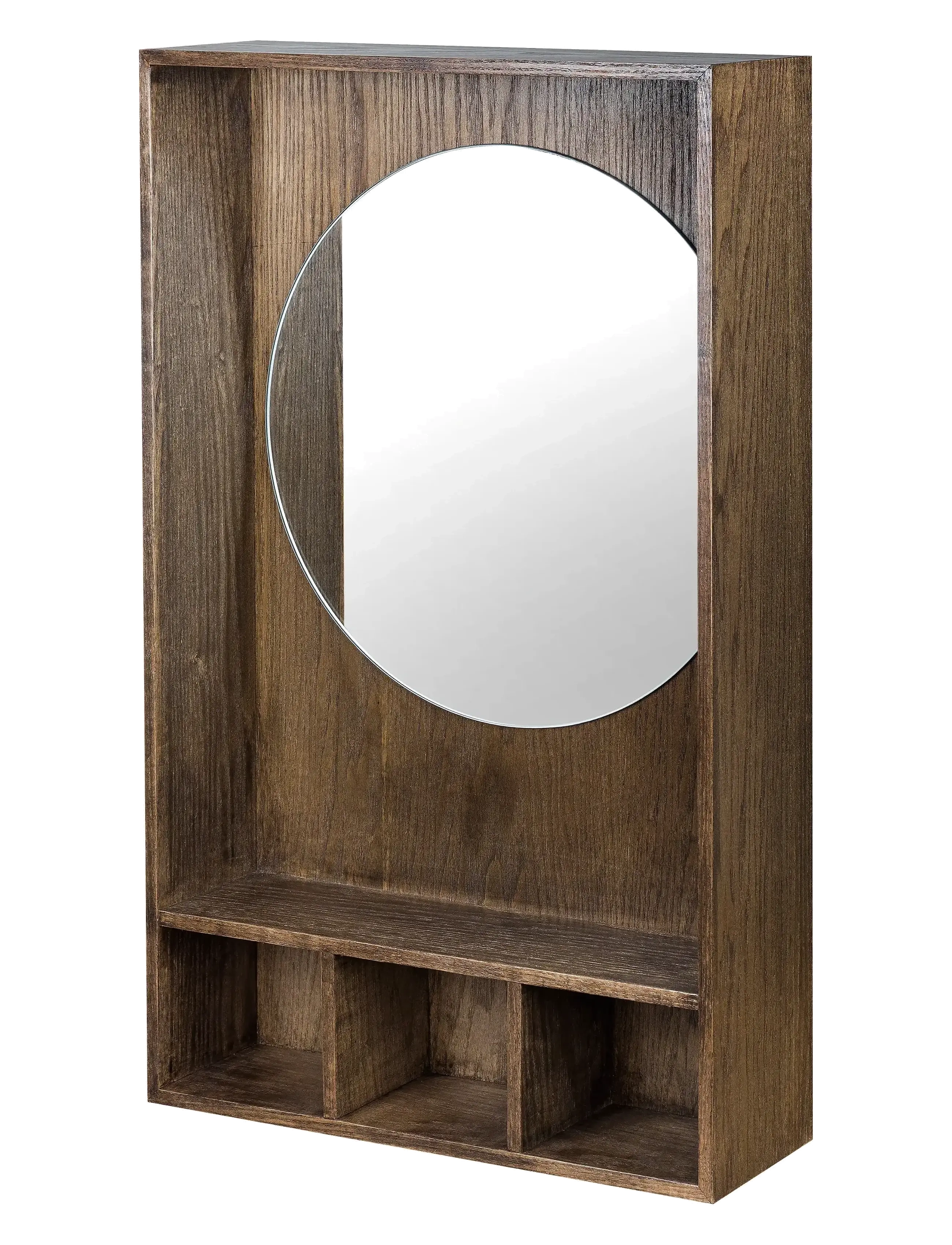 Mette Ditmer SHOW-ME mirror shelf - Storage & Shelves - DARK OILED / brown