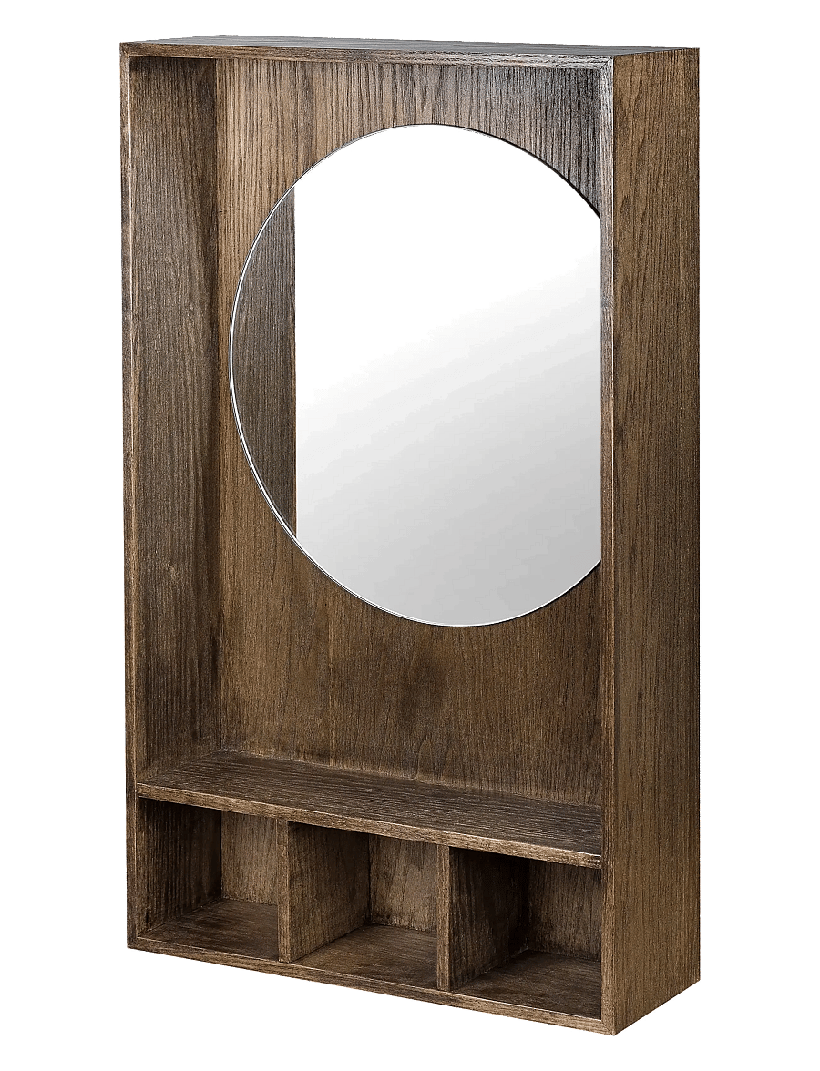Mette Ditmer - SHOW-ME mirror shelf - hoiustamine ja riiulid - dark oiled - 1