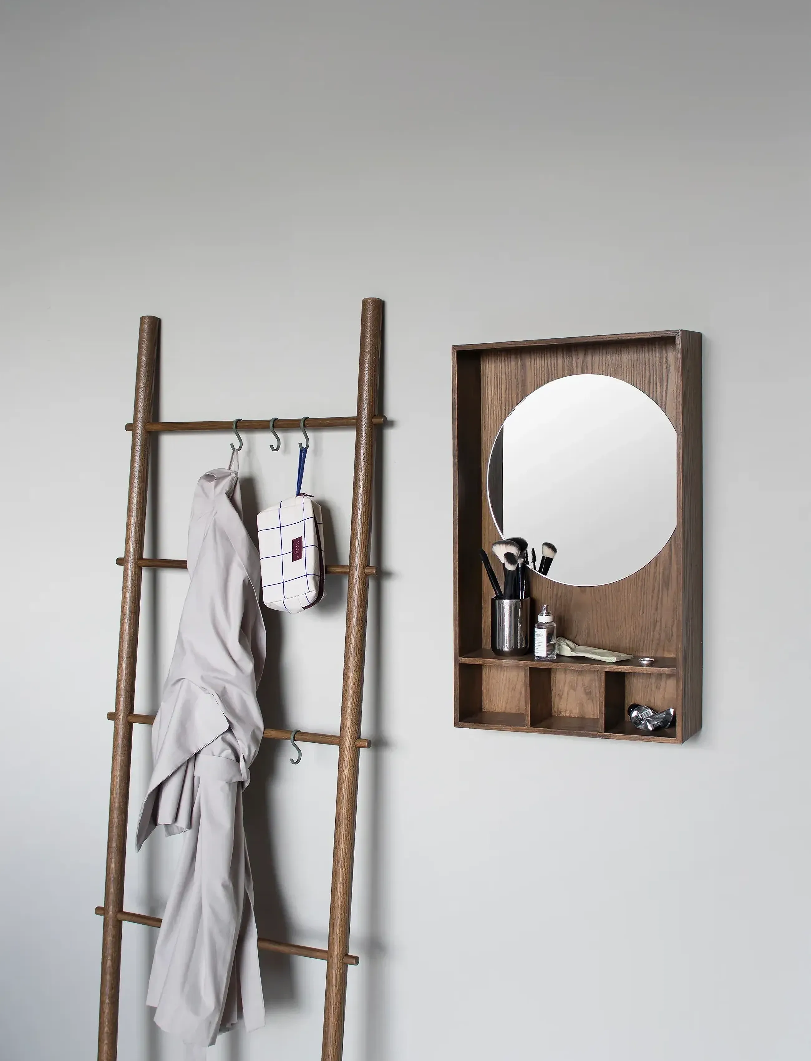 Mette Ditmer Show-Me Mirror Shelf, 40X60 cm, Furniture, Braun - Shelves, Homeware