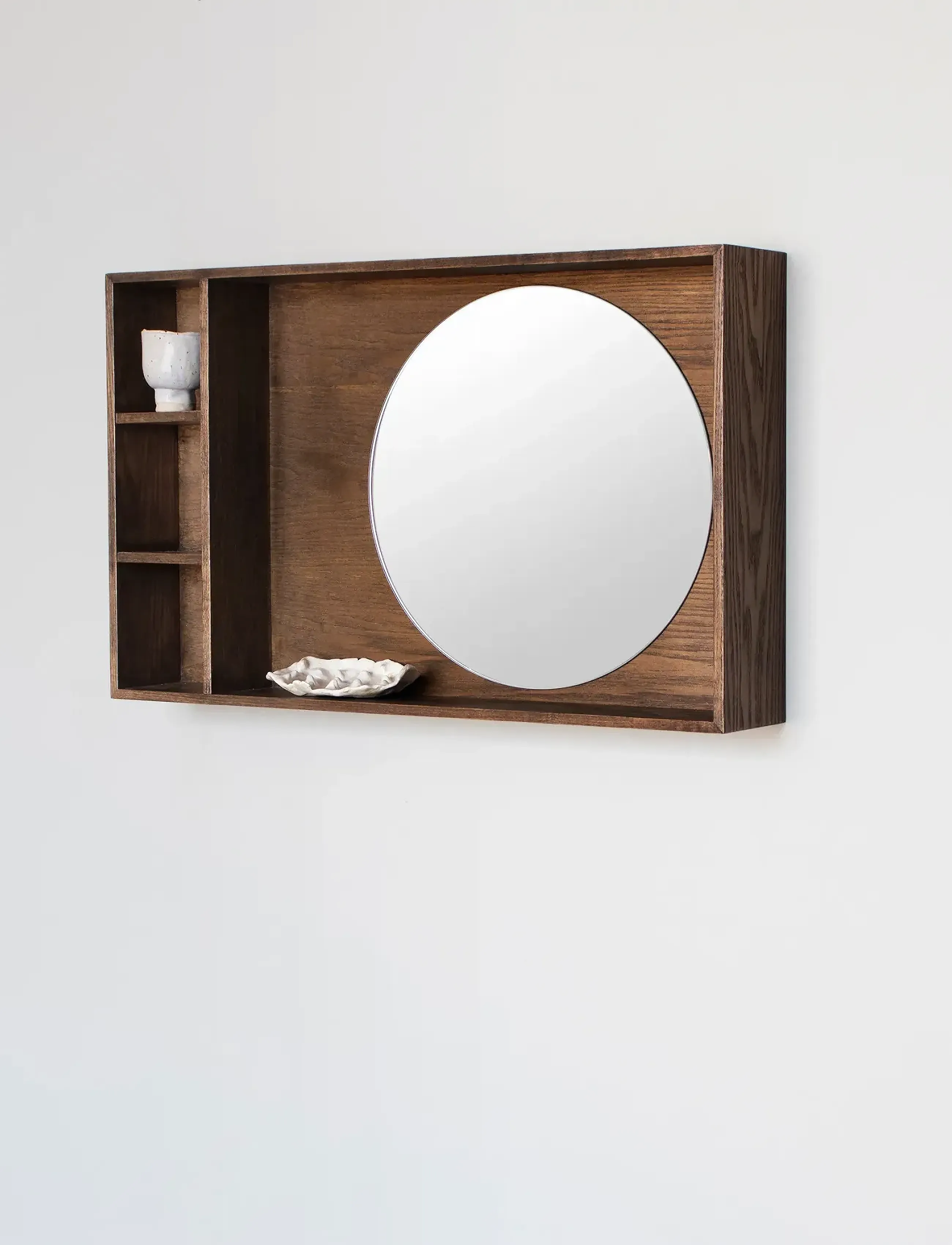 Mette Ditmer - SHOW-ME mirror shelf - hoiustamine ja riiulid - dark oiled - 4