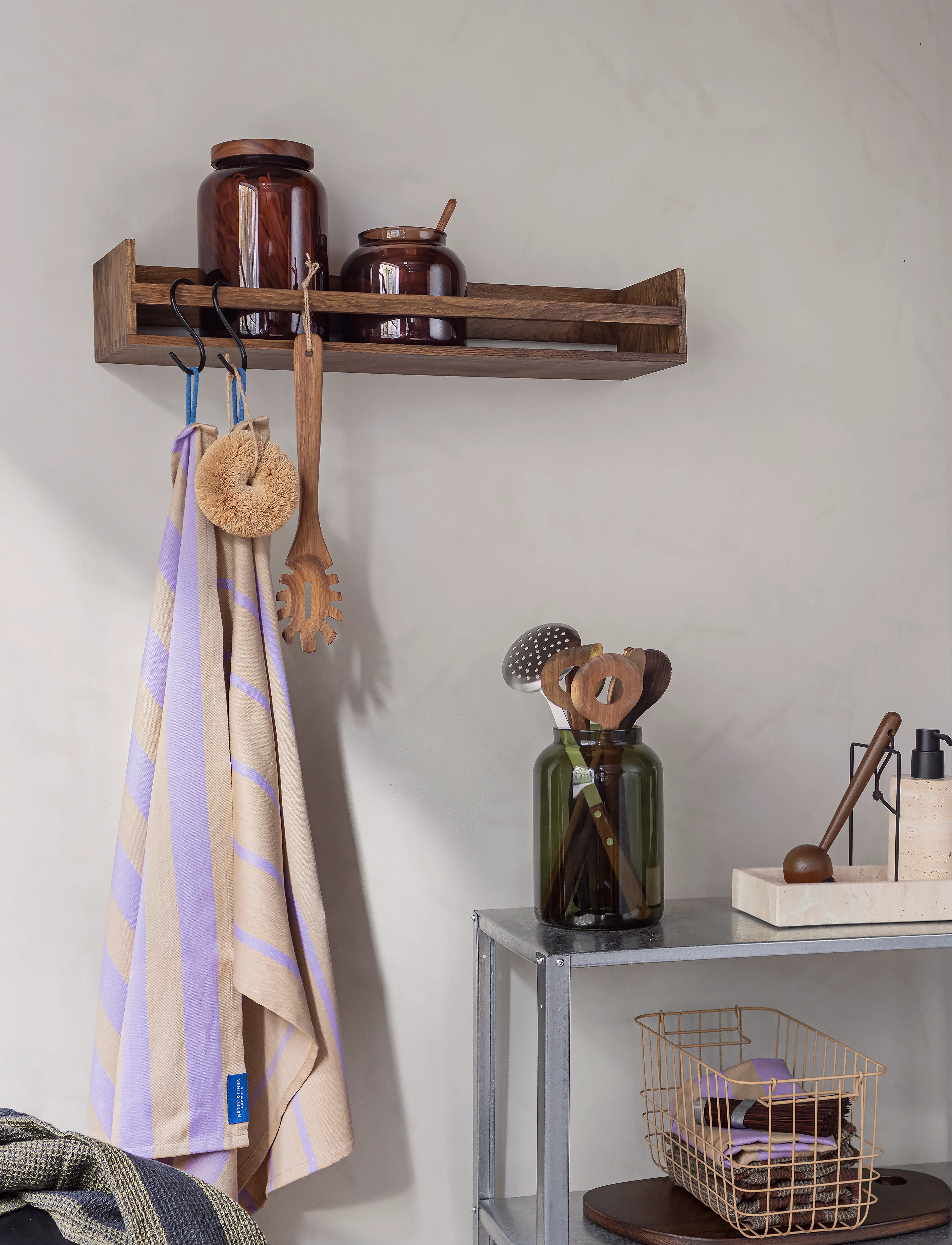Mette Ditmer Showcase Shelf, One Size, Beige, Møbler > Hylder, Unisex