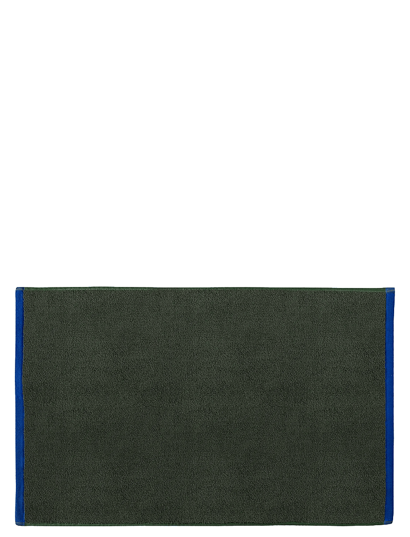 Mette Ditmer - SOFT bath mat - badematten - dark olive / light blue - 1