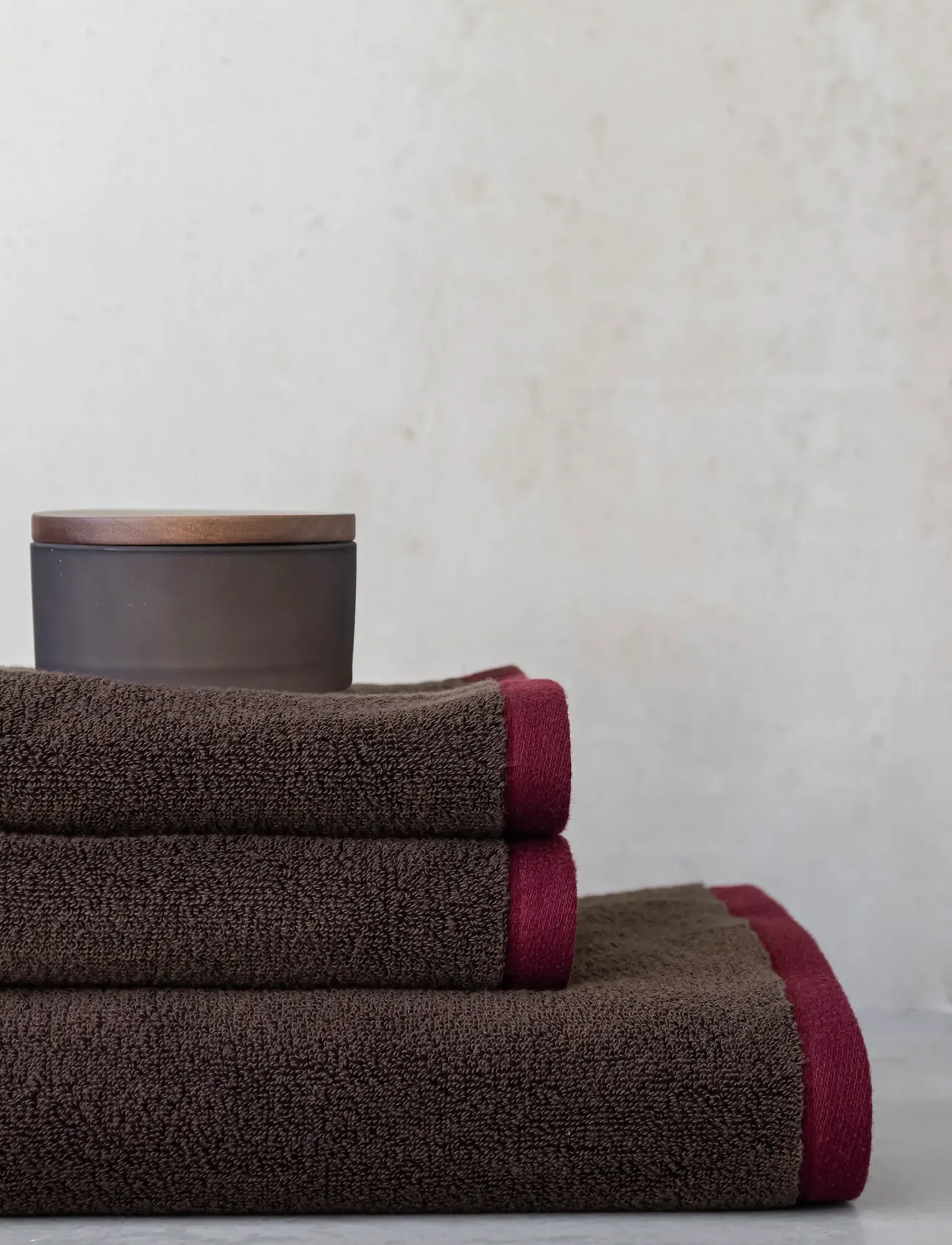 Mette Ditmer Soft Guest Towel, 2-Pack, 40X 55 cm, Towels & Bath Towels, Braun - Homeware