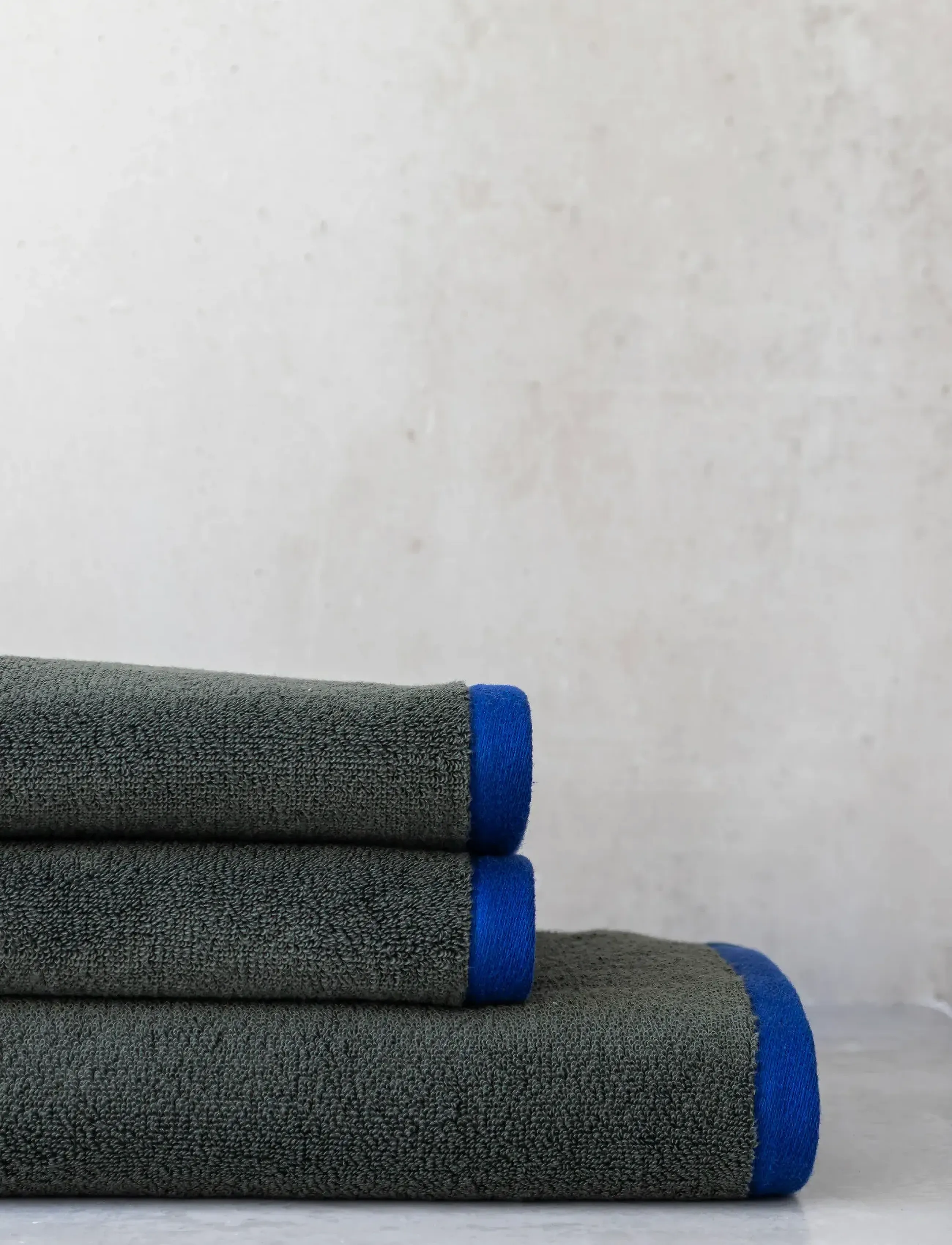 Mette Ditmer Soft Guest Towel, 2-Pack, 40X 55 cm, Towels & Bath Towels, Khakigrün - Homeware