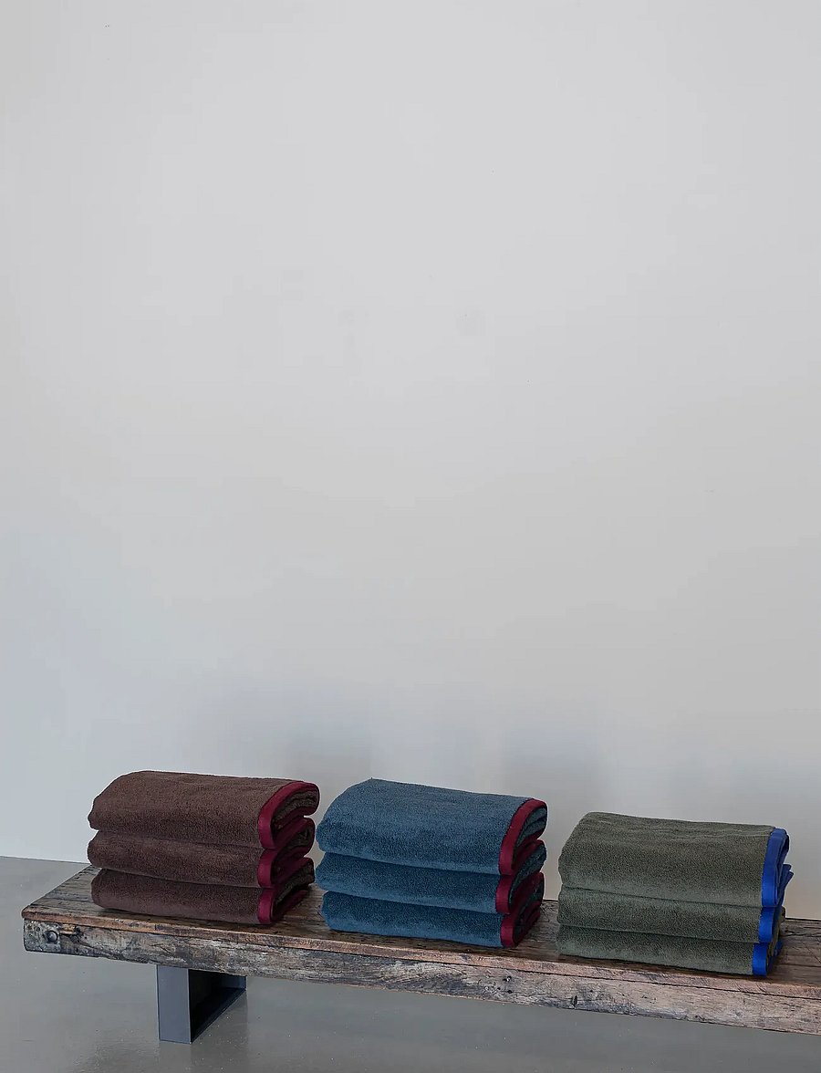 Mette Ditmer - SOFT bath towel - saunalinad - brown / sand - 0