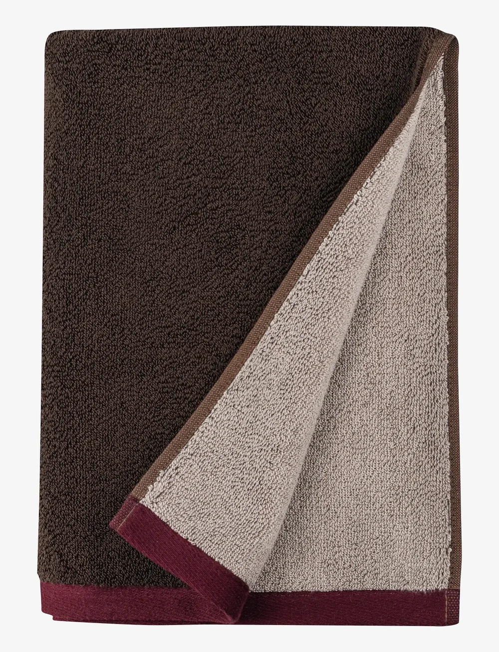 Mette Ditmer - SOFT towel - badehåndklæder - brown / sand - 0