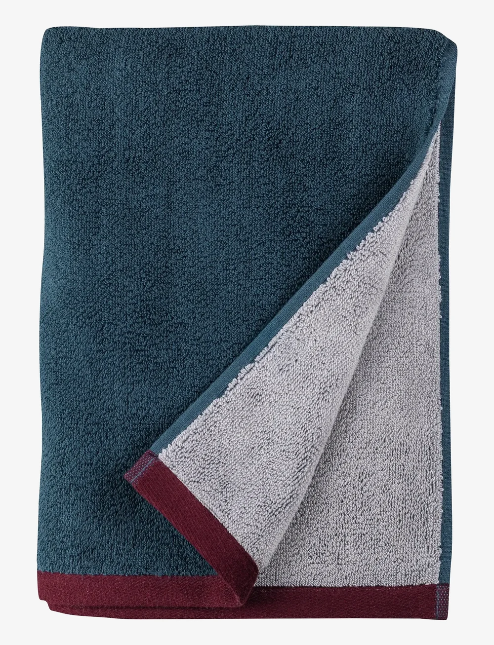 Mette Ditmer - SOFT towel - badetücher - midnight blue / light grey - 0
