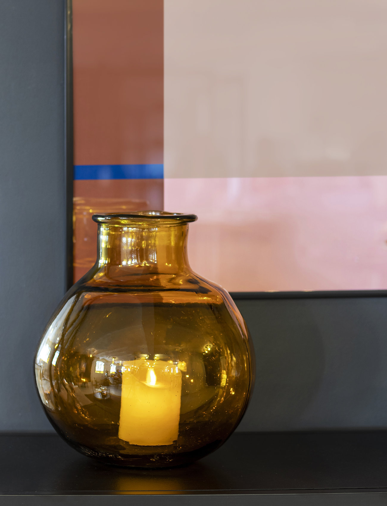 Mette Ditmer - SONATA vase - amber - 2