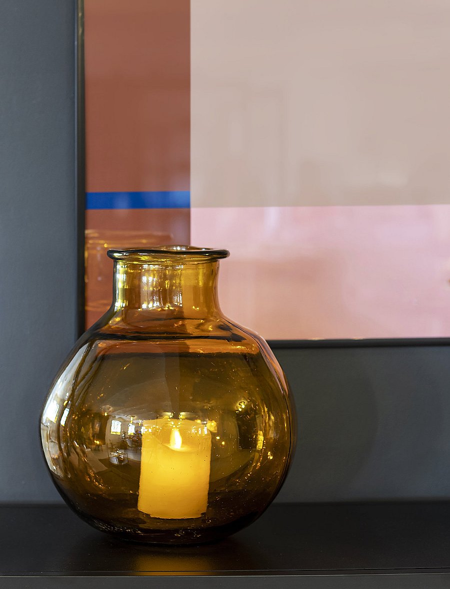 Mette Ditmer - SONATA vase - amber - 2