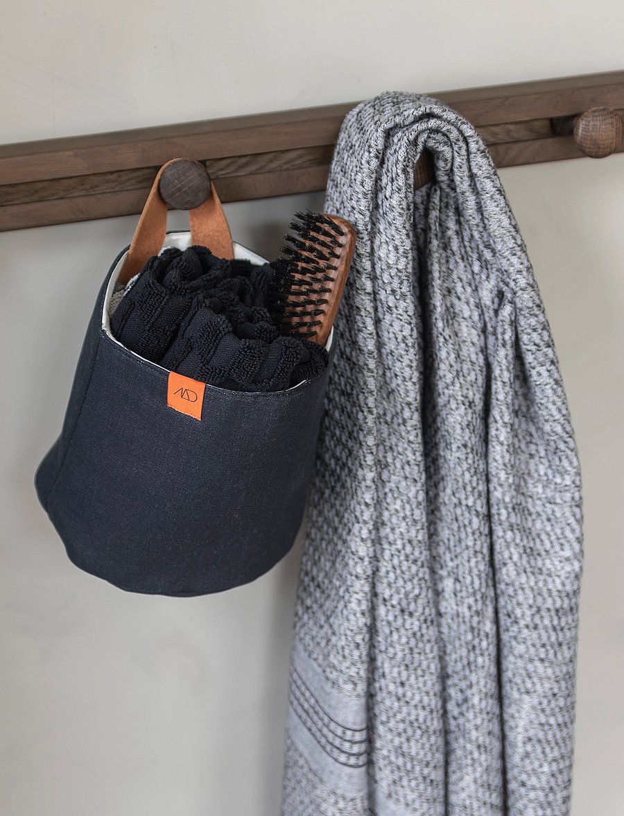 Mette Ditmer - SORTIT storage bag - aufbewahrungskörbe - black - 0