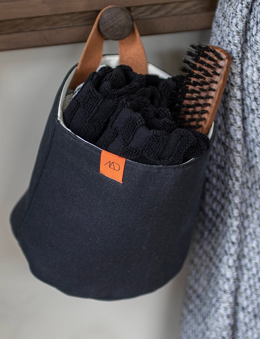 Mette Ditmer - SORTIT storage bag - aufbewahrungskörbe - black - 2