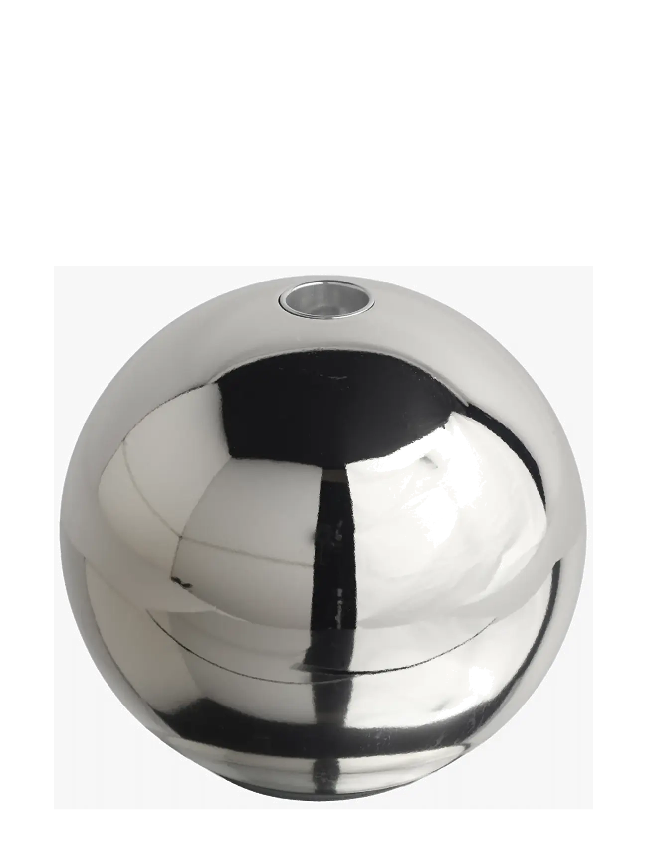 Mette Ditmer SPHERE candle holder, medium - Küünlaalused ja küünlajalad - CHROME / silver