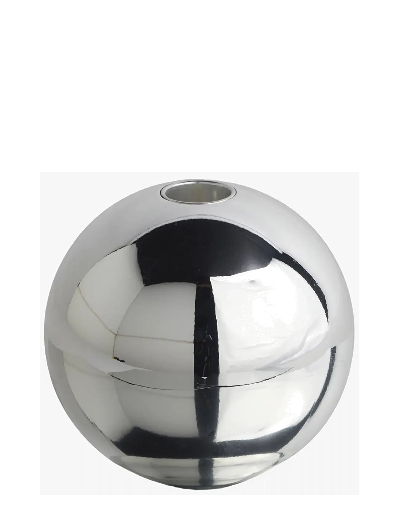 Mette Ditmer SPHERE candle holder, small - Küünlaalused ja küünlajalad - CHROME / silver