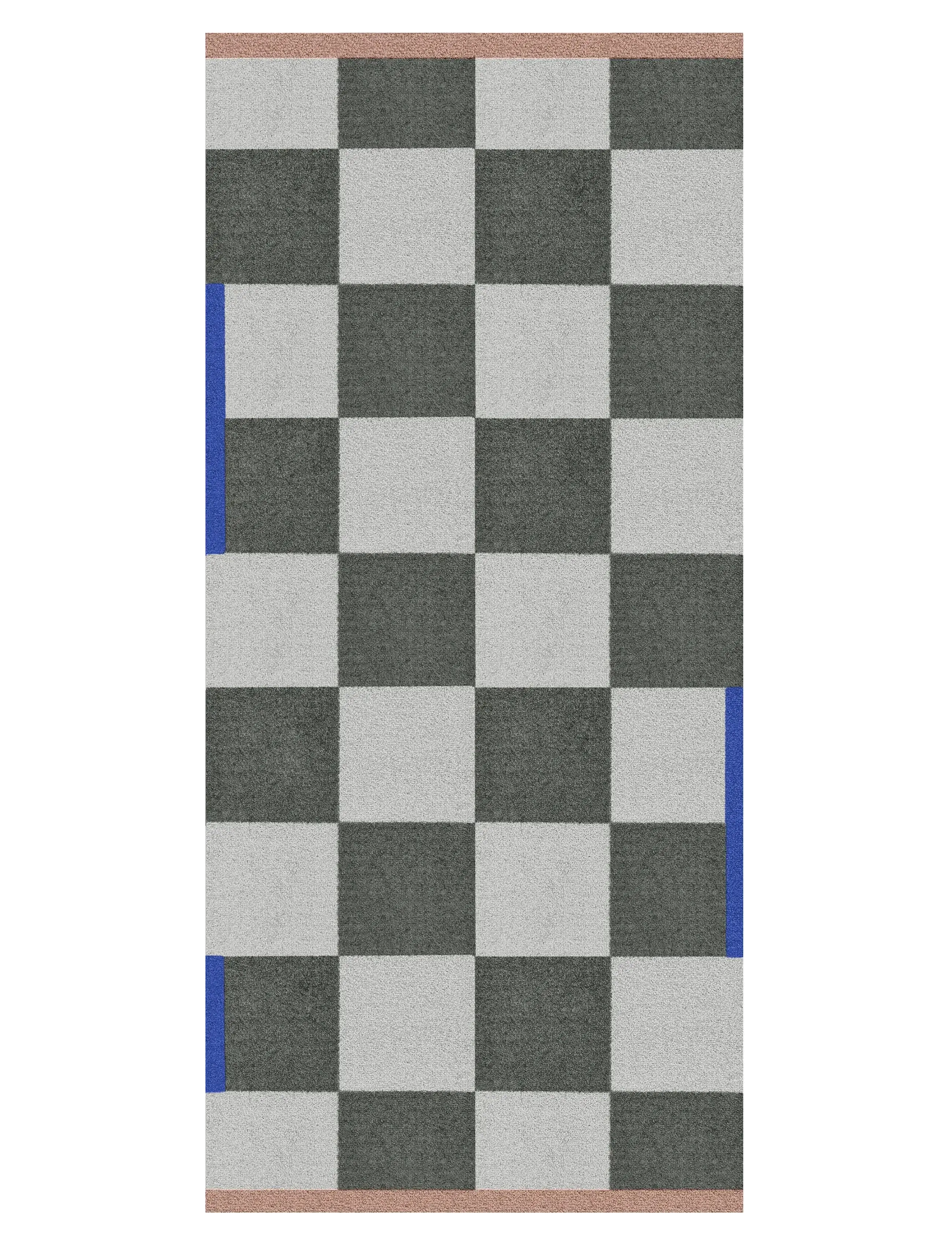 Mette Ditmer SQUARE all-round mat - Türmatten - DARK OLIVE / khaki/green
