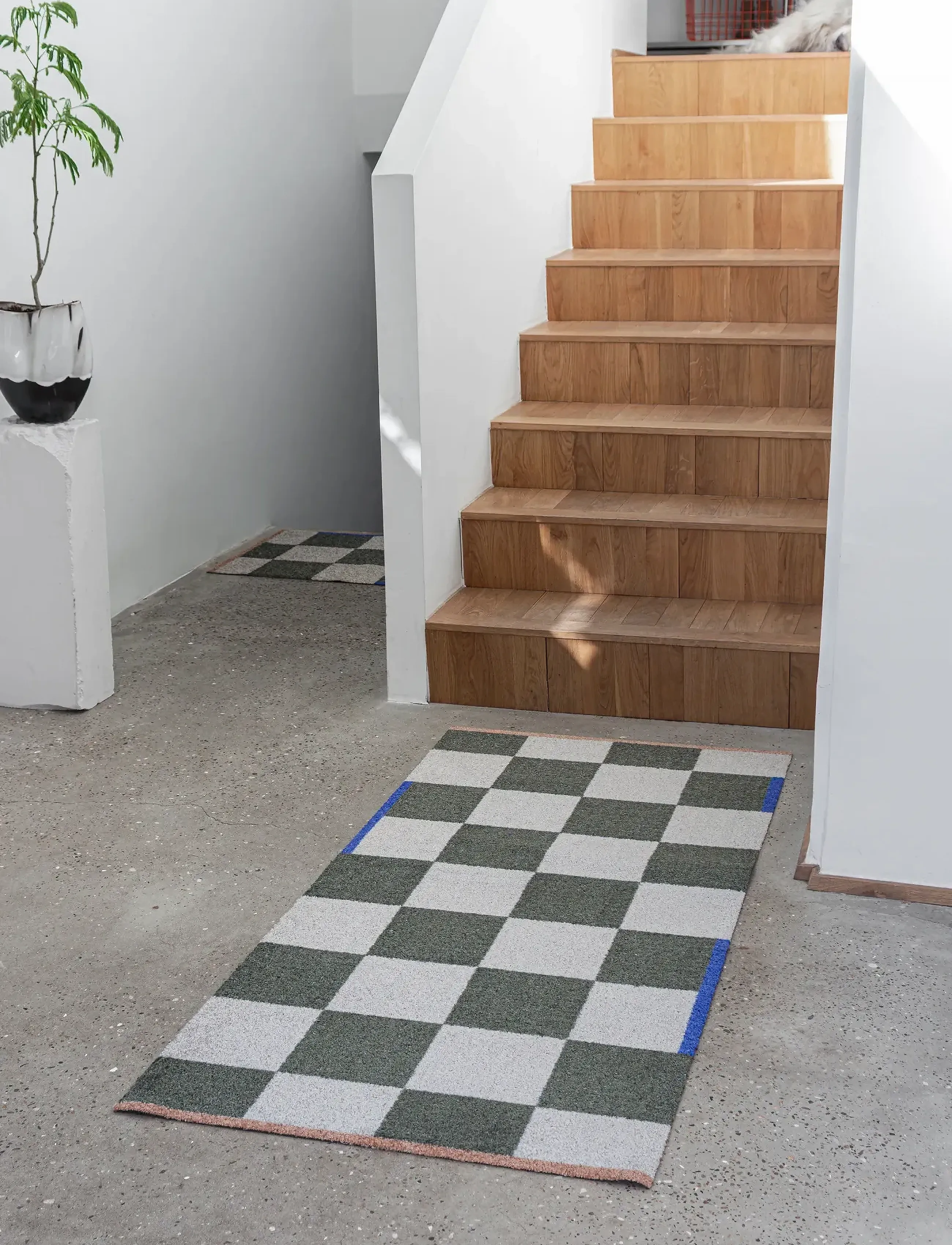 Mette Ditmer Square All-Round Mat, 70X 150 cm, Rugs & Carpets, Khakigrün - Plastic Rugs, Homeware