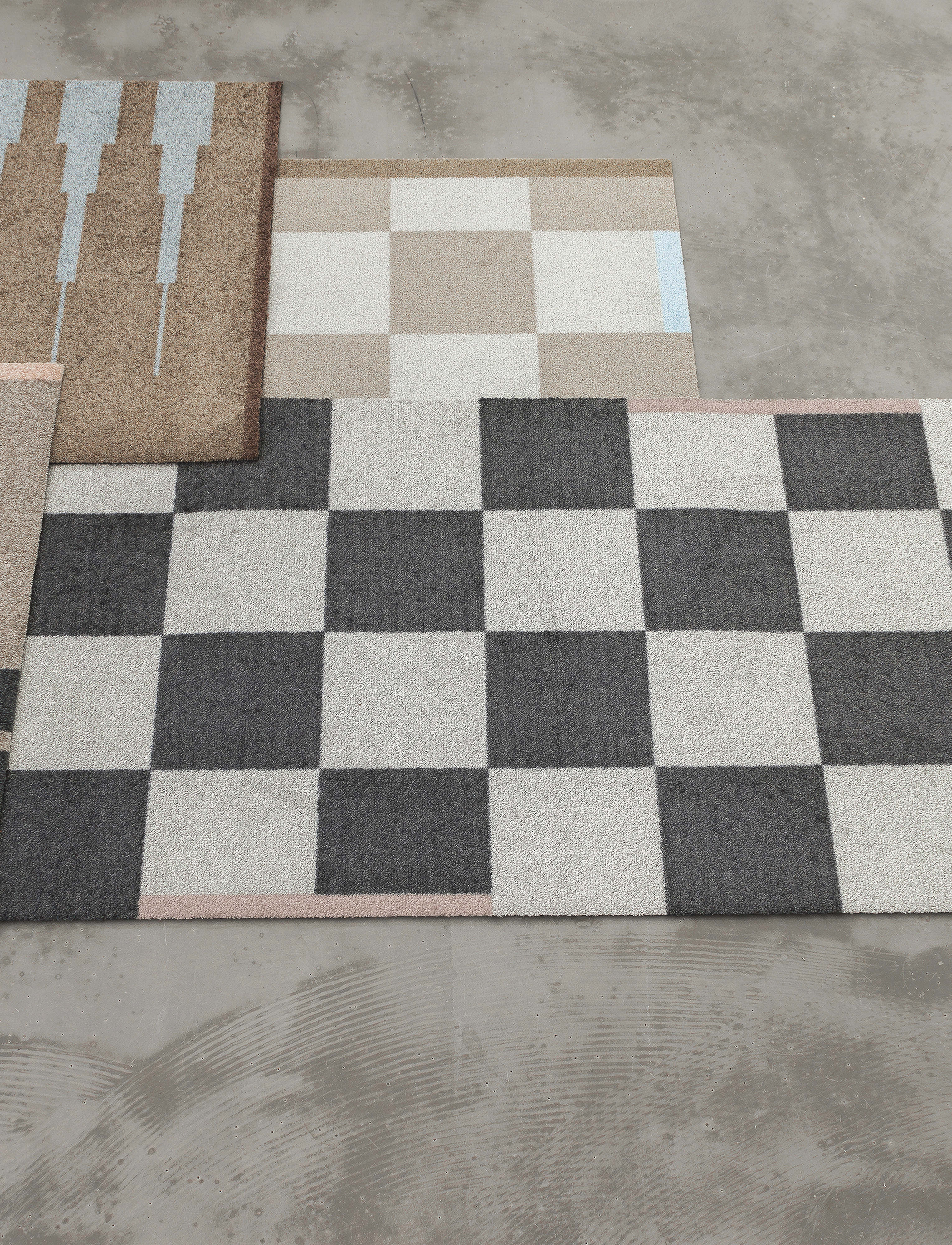 Mette Ditmer Square, All-Round Mat, W70X L150 cm, Grey, Tæpper > Løbere Til Gangen, Unisex