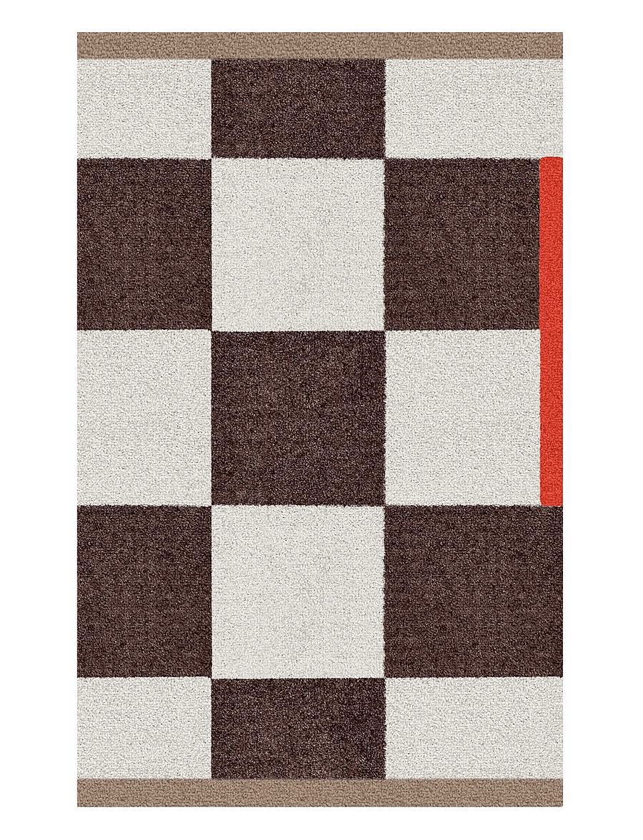 Mette Ditmer - SQUARE all-round mat - flurläufer - brown - 1
