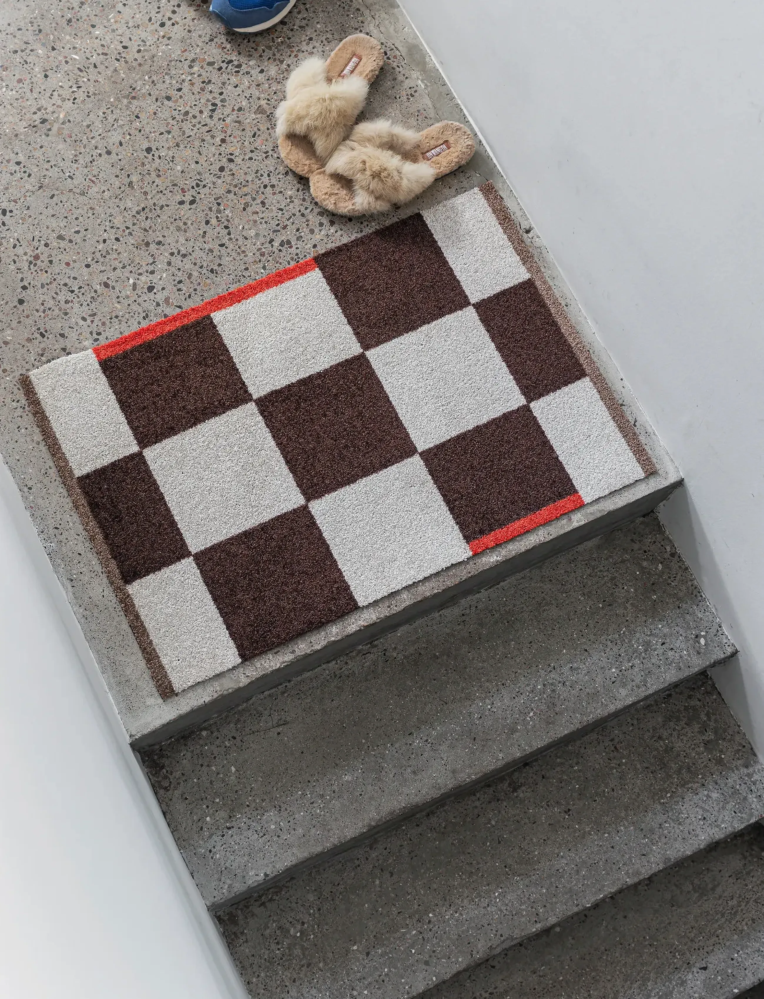 Mette Ditmer Square All-Round Mat, 55X 80 cm, Rugs & Carpets, Braun - Plastic Rugs, Homeware