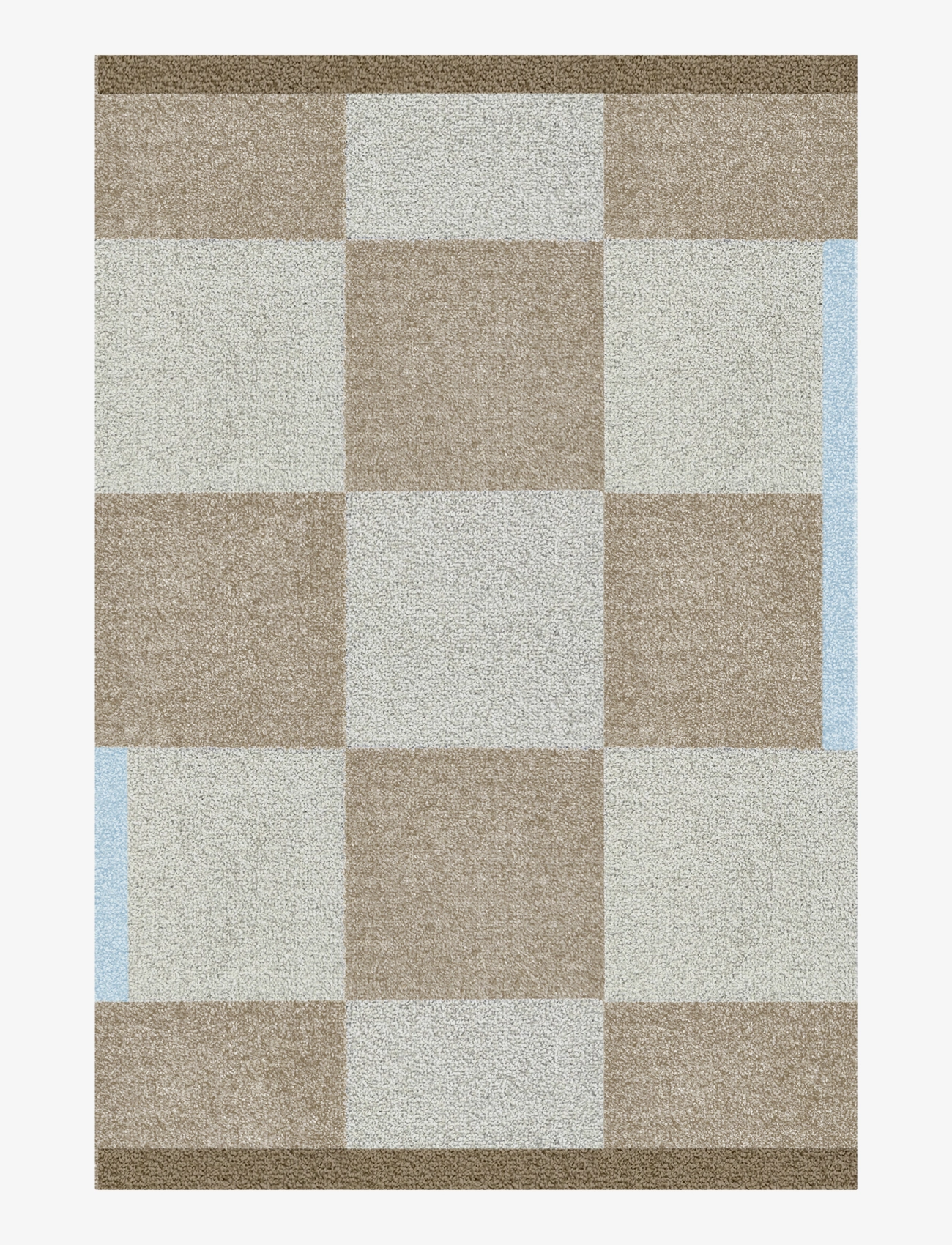 Mette Ditmer Square, All-Round Mat, Plastiktæppe, Beige, Str: W55X L80CM