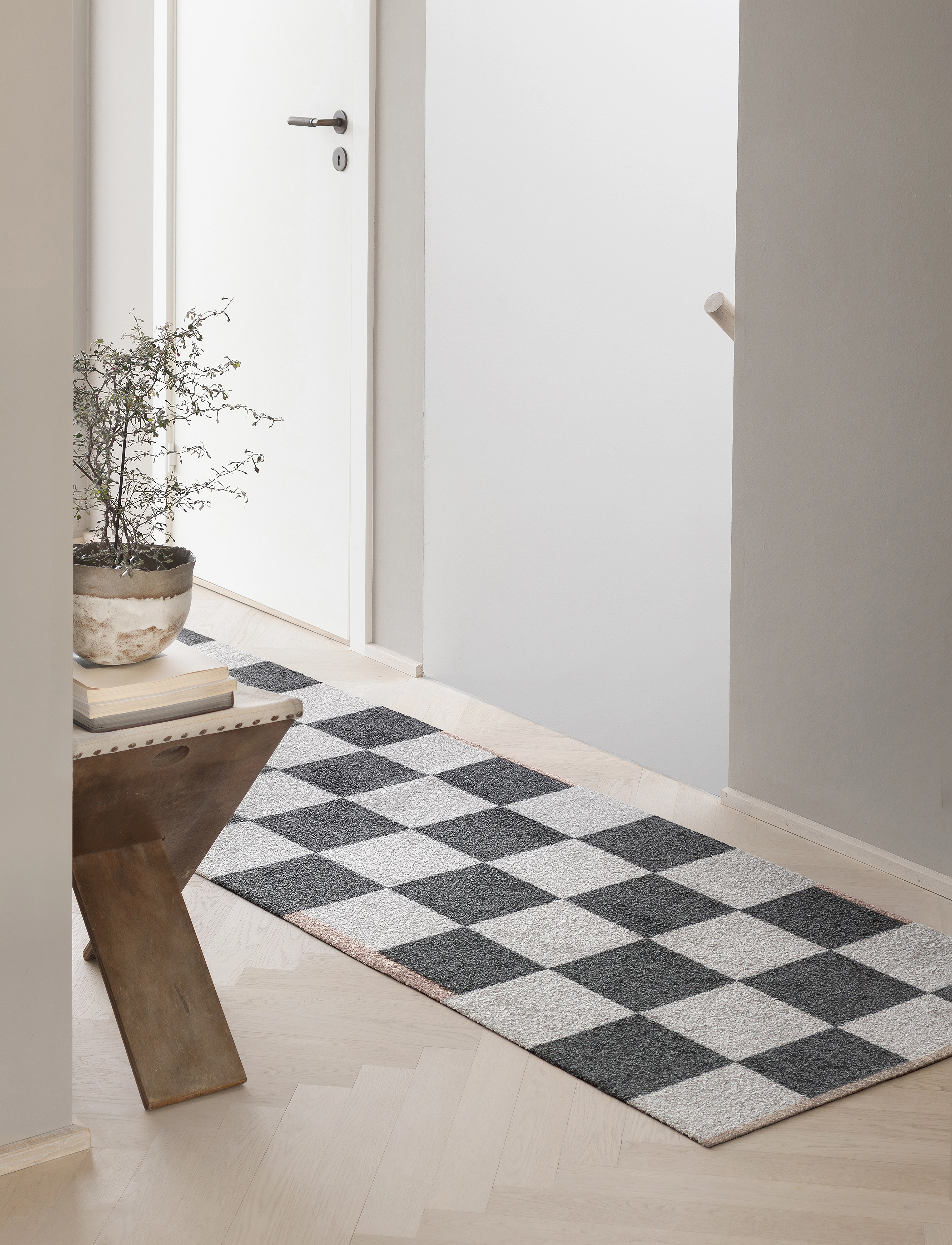 Mette Ditmer Square, All-Round Runner, W77X L240 cm, Rugs & Carpets, Grau - Hallway Runners, Homeware