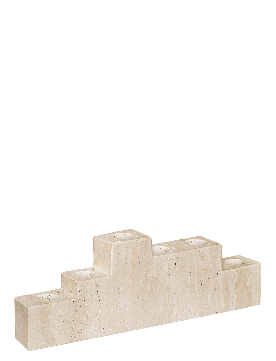 Mette Ditmer - STEP candleholder - küünlajalad - linen - 1