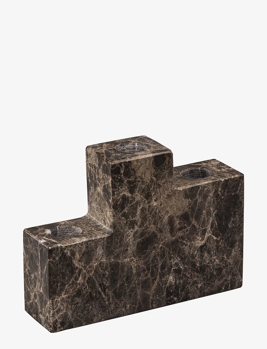 Mette Ditmer - STEP candleholder - küünlajalad - brown - 1