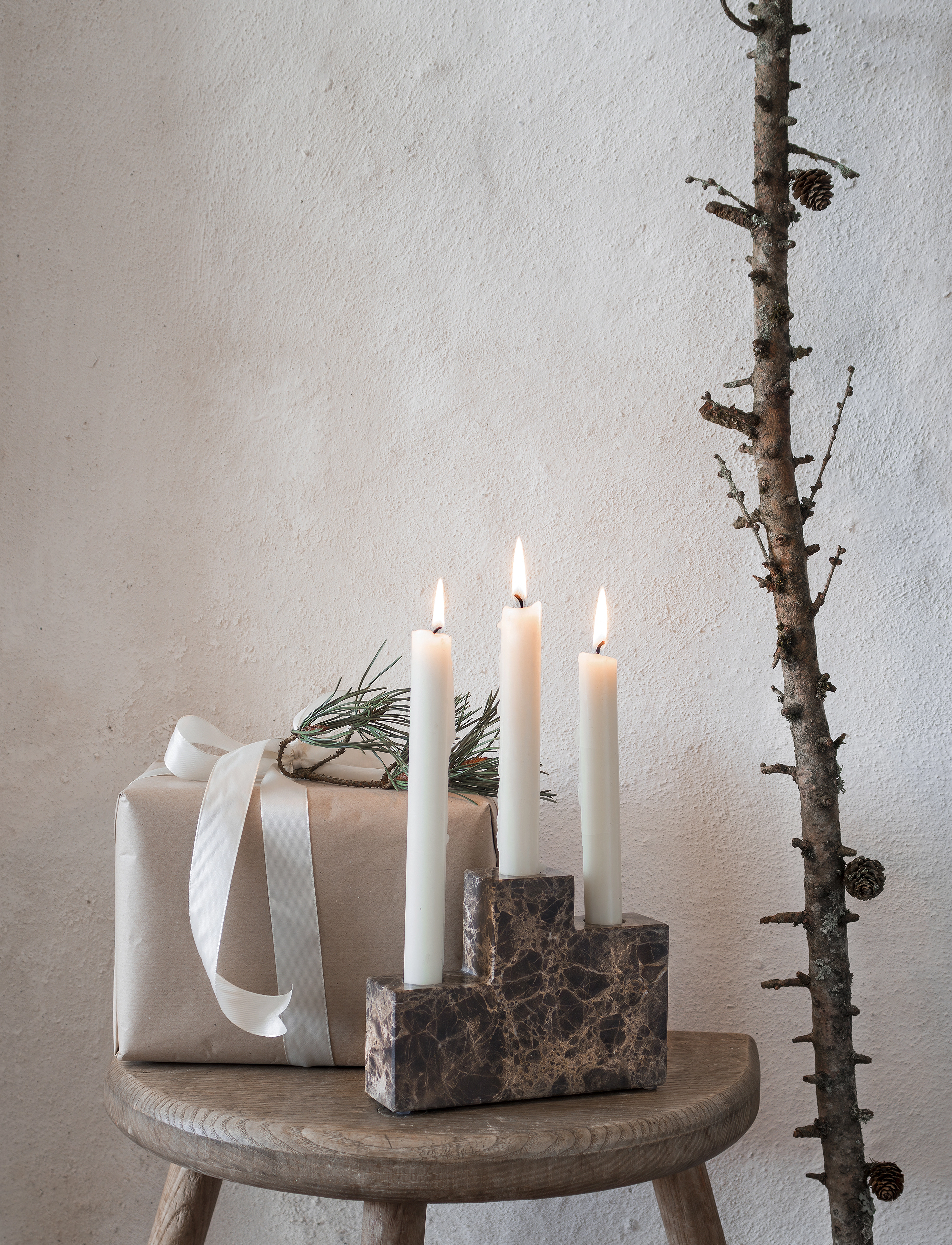 Mette Ditmer - STEP candleholder - svečturi - brown - 3