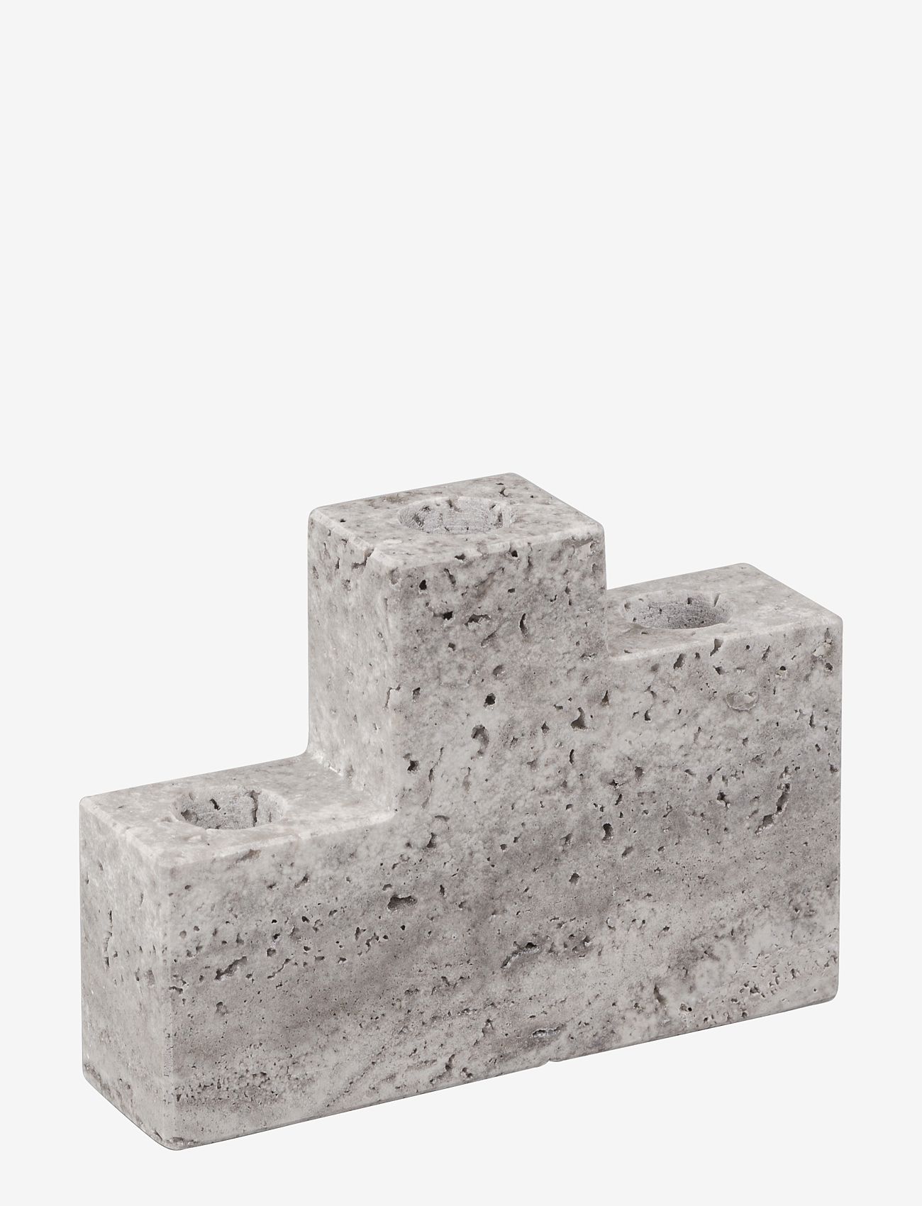 Mette Ditmer - STEP candleholder - candlesticks - chalk - 1