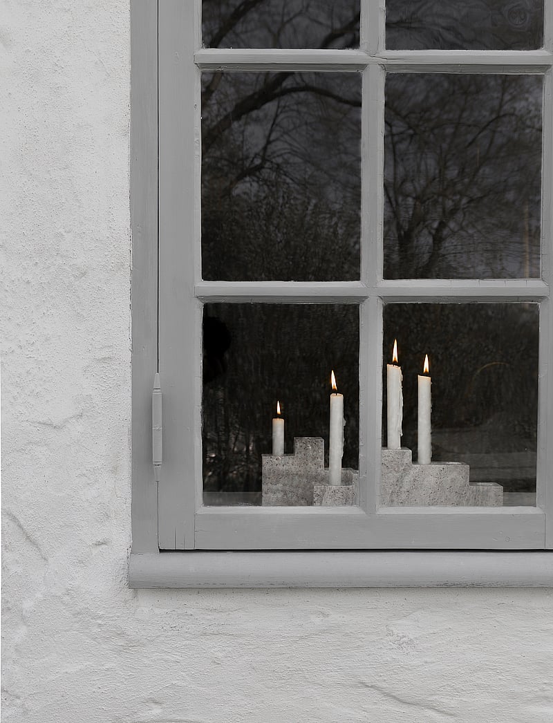 Mette Ditmer - STEP candleholder - kerzenständer - chalk - 2
