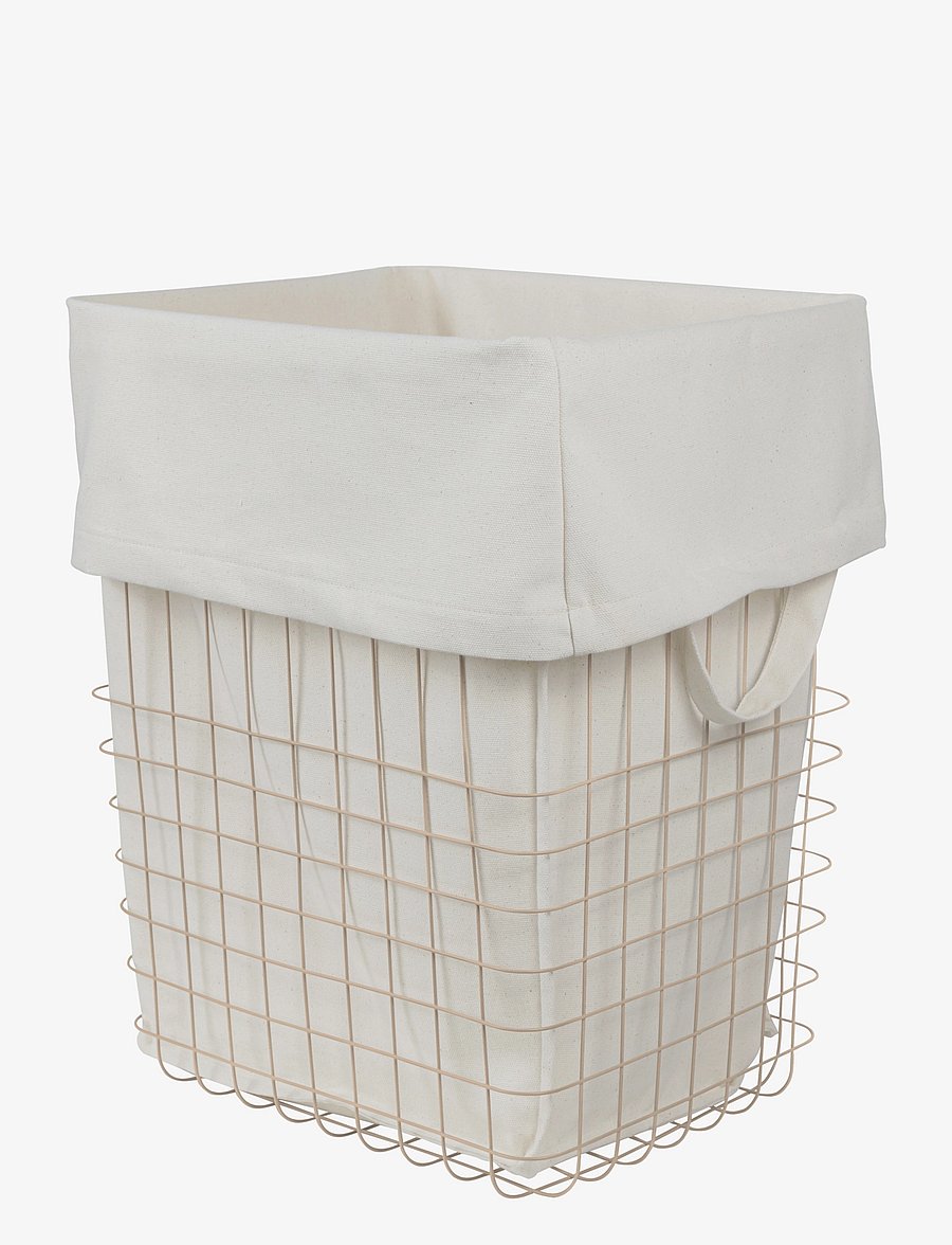 Mette Ditmer - STORE-IT basket with canvas bag - hoiukorvid - sand - 1