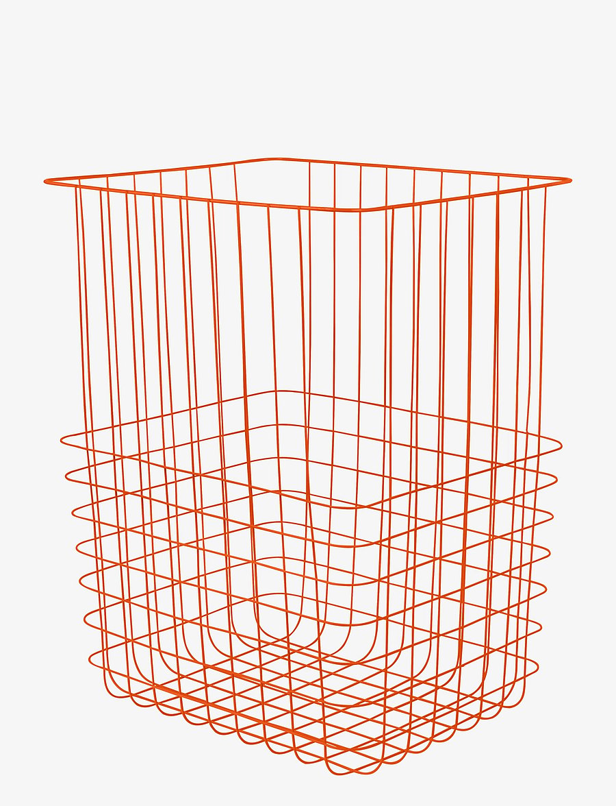 Mette Ditmer - STORE-IT basket with canvas bag - aufbewahrungskörbe - orange - 2