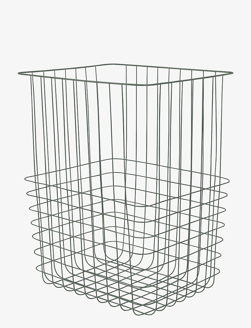 Mette Ditmer - STORE-IT basket with canvas bag - hoiukorvid - thyme green - 2