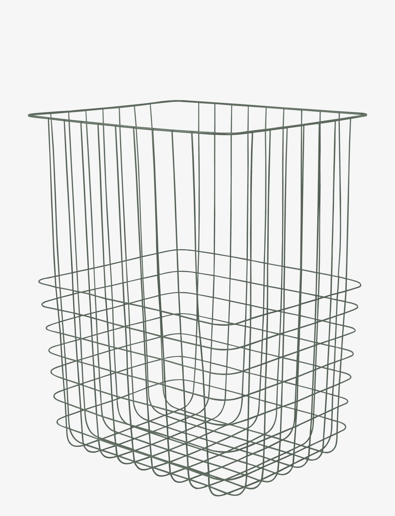 Mette Ditmer - STORE-IT basket with canvas bag - paniers de stockage - thyme green - 2