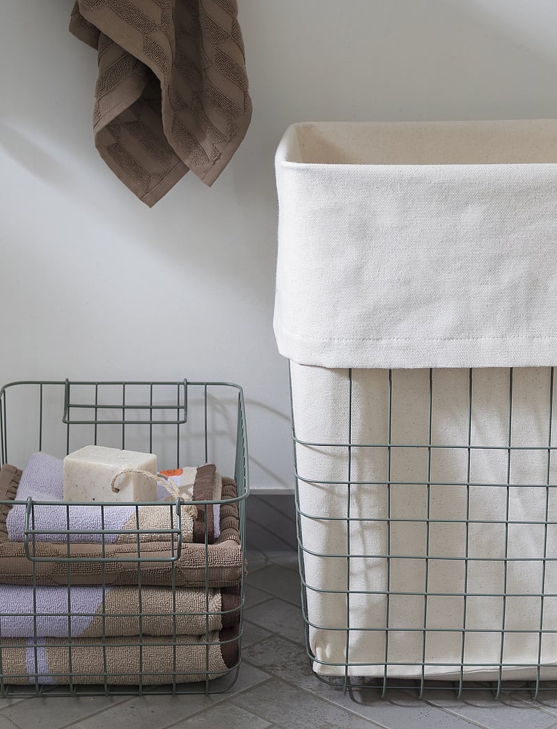 Mette Ditmer - STORE-IT basket with canvas bag - hoiukorvid - thyme green - 0