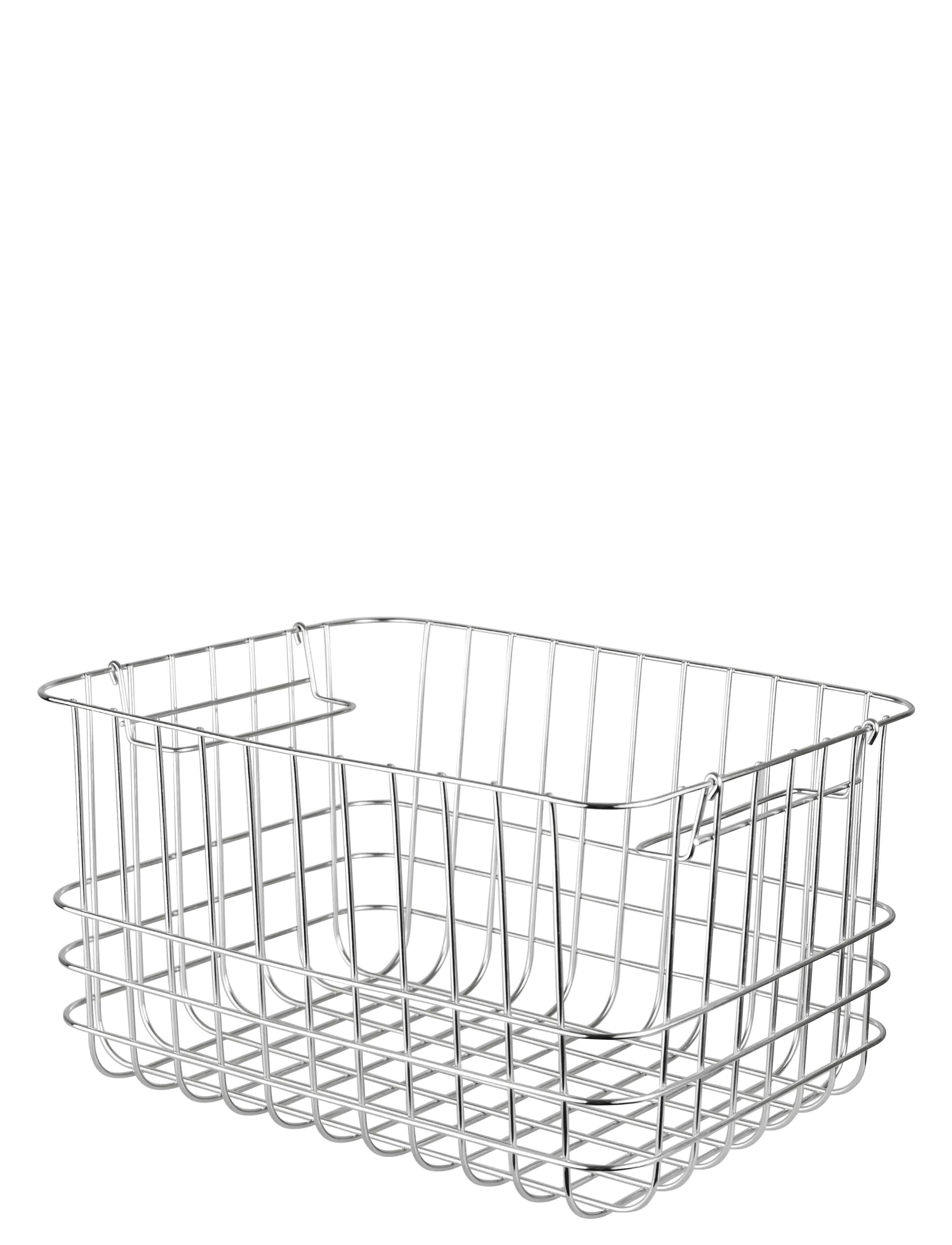 Mette Ditmer STORE-IT basket, medium - Mette Ditmer - CHROME / silver