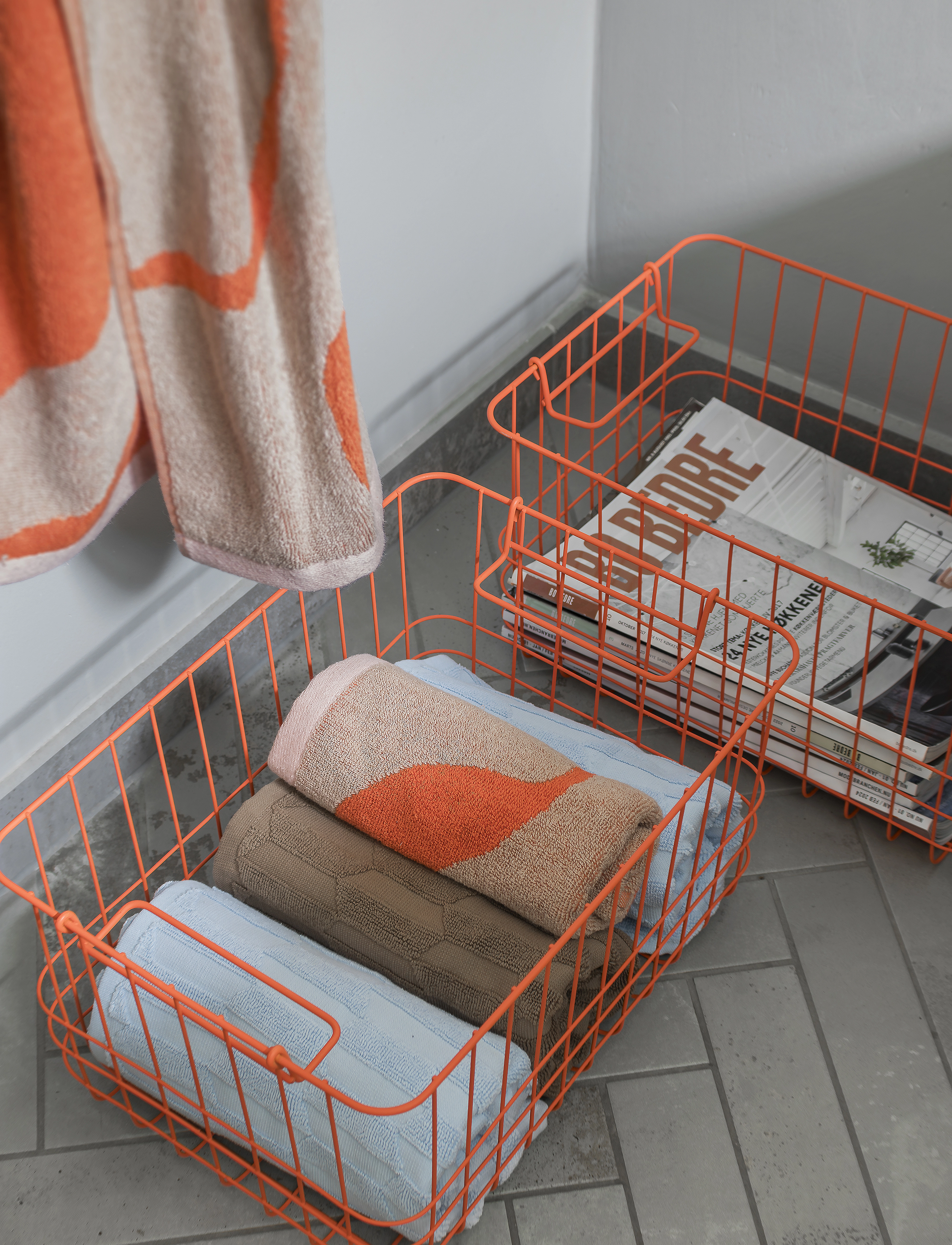 Mette Ditmer Store-It Basket,,,Orange Gr.W26X L37X H20CM