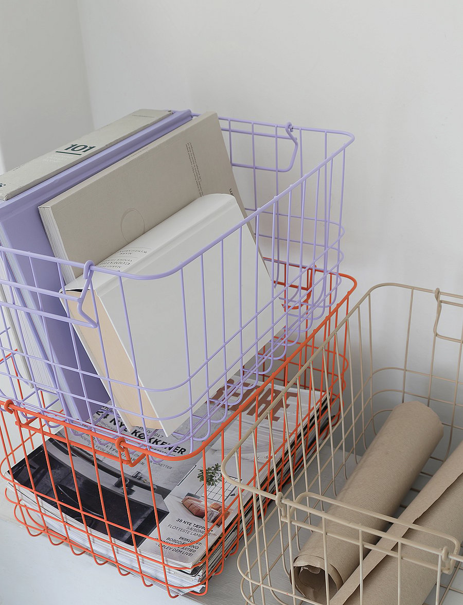Mette Ditmer - STORE-IT basket - aufbewahrungskörbe - orange - 3