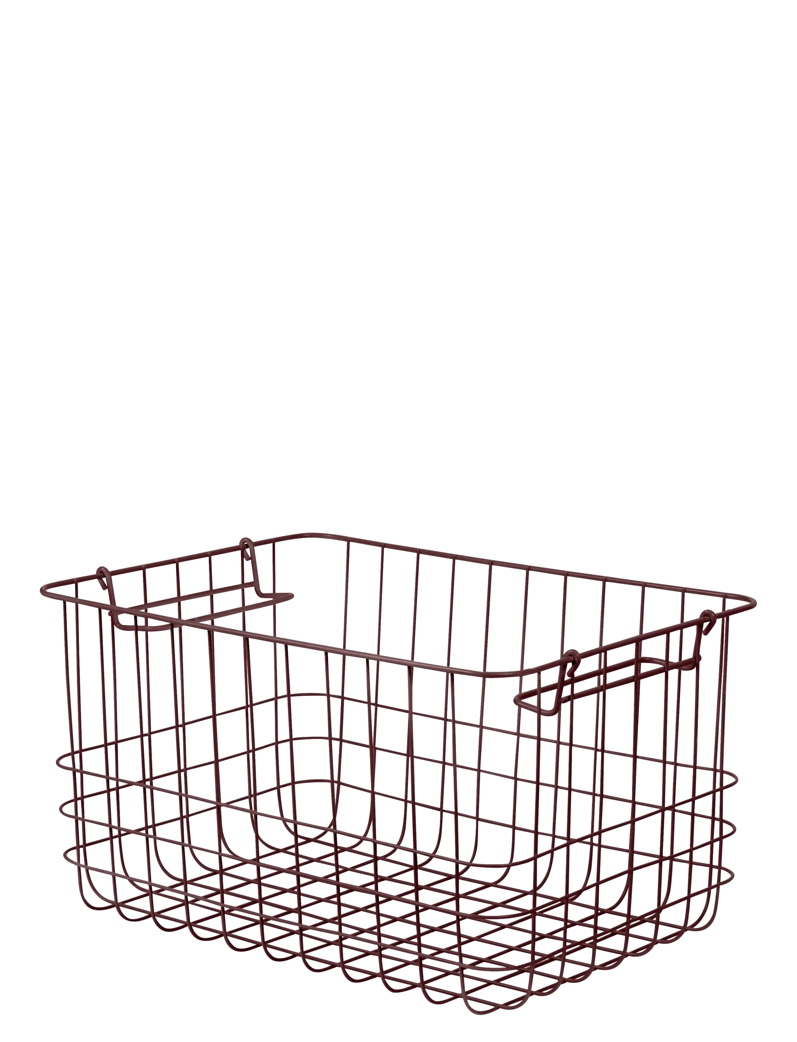 Mette Ditmer STORE-IT basket, small - Kodusisustus - WINE / burgundy