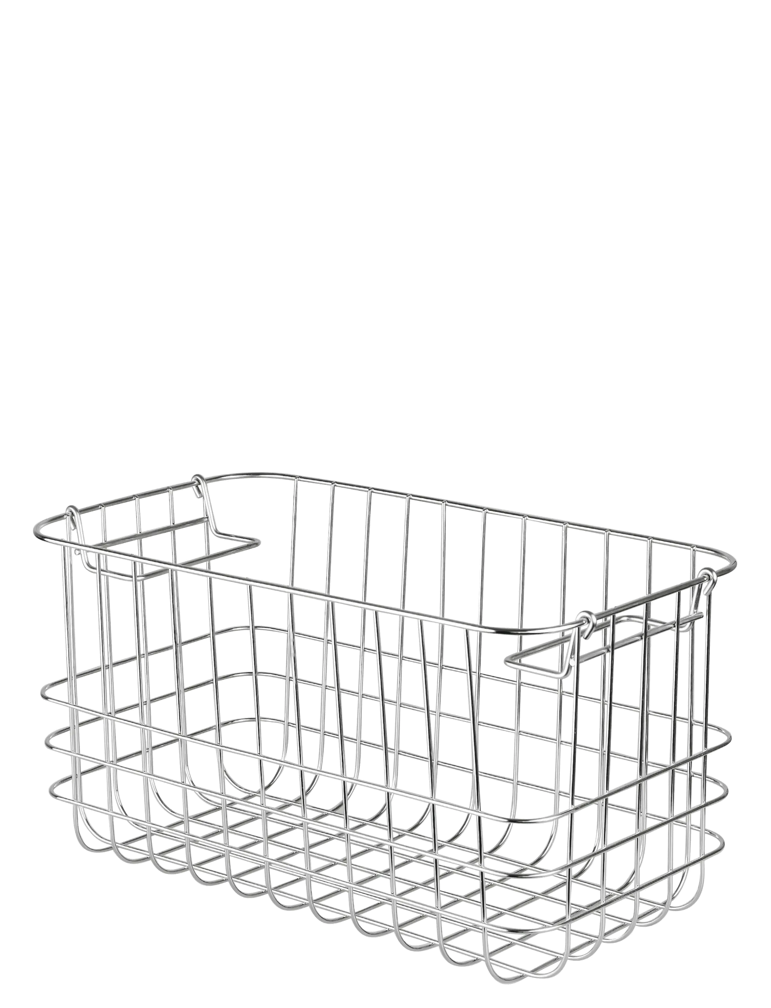 Mette Ditmer Store-It Basket, Small, Opbevaringskurv, Sølv, Str: ONE SIZE