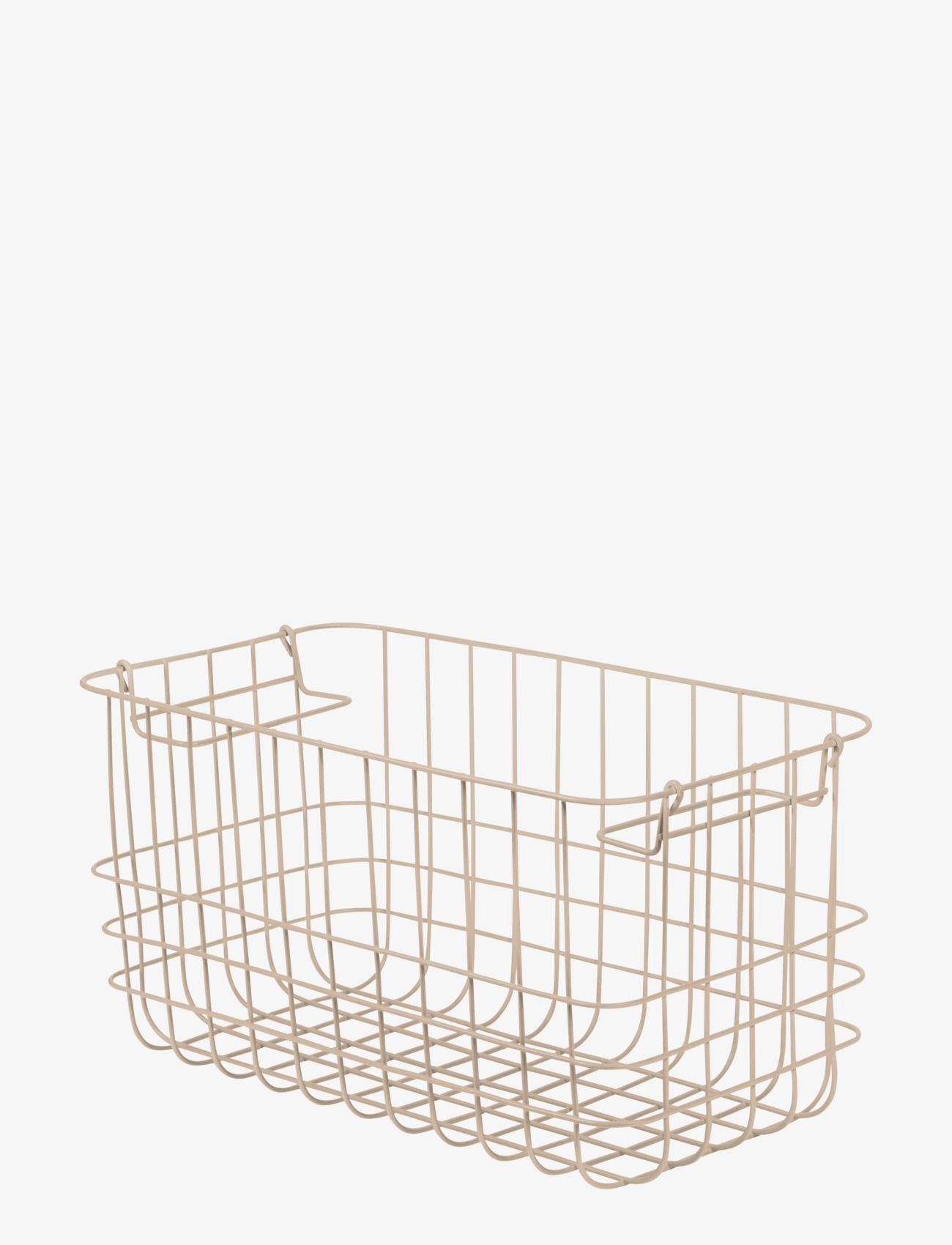 Mette Ditmer Store-It Basket, Opbevaringskurv, Creme, Str: W16.5X L31X H16CM