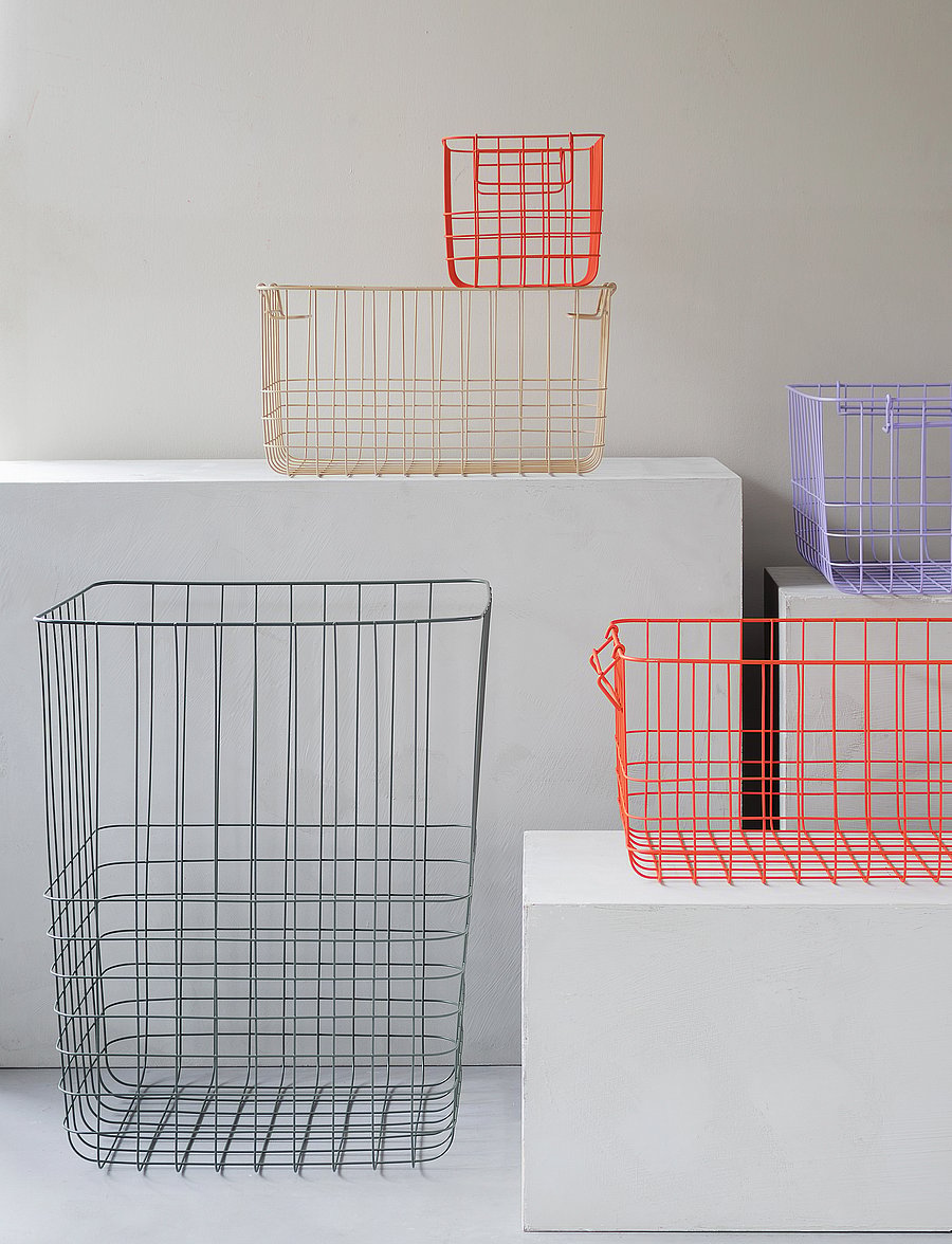 Mette Ditmer - STORE-IT basket - aufbewahrungskörbe - orange - 4