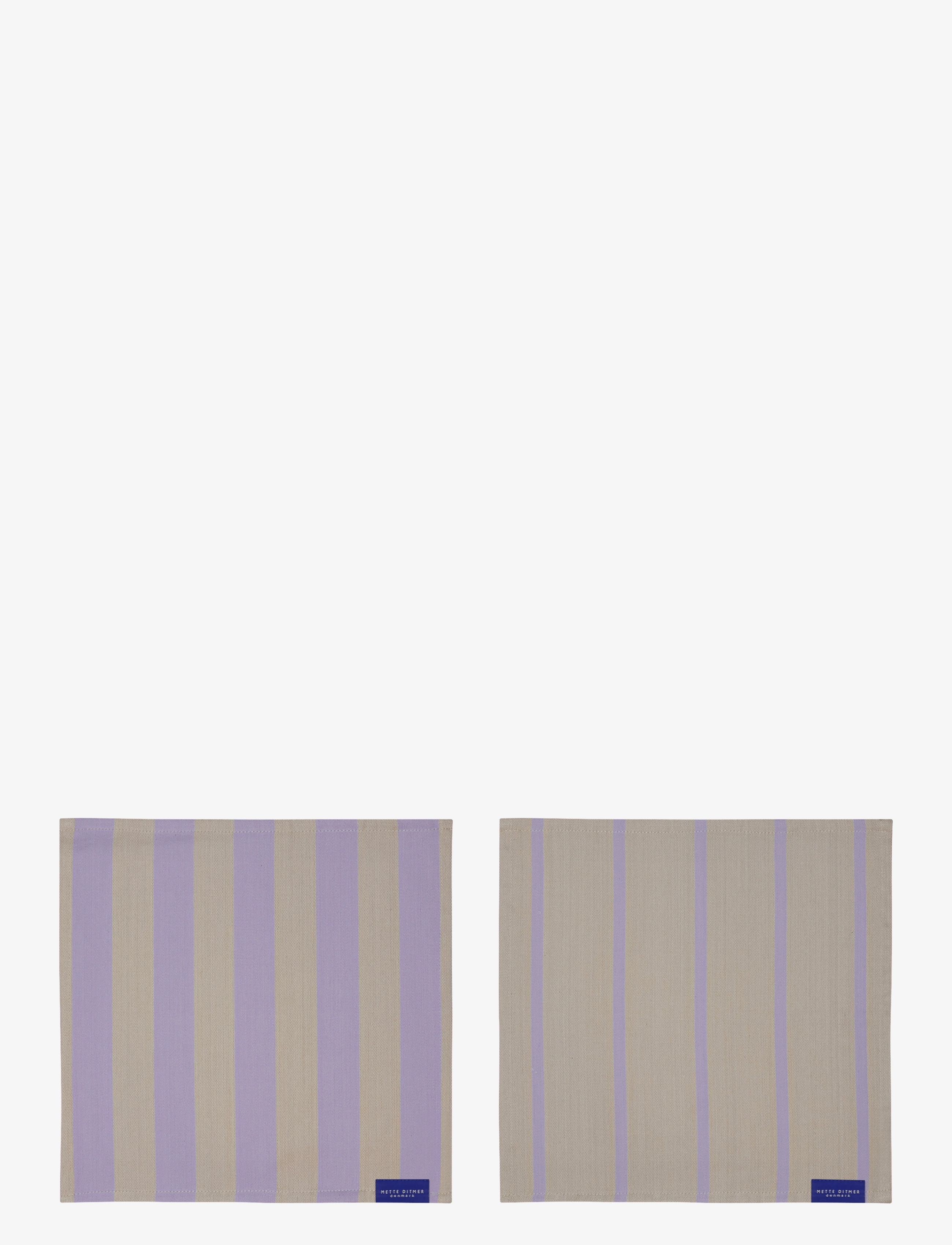 Mette Ditmer Stripes Dish Cloth, 2-Pack, Cloths & Dishbrush, Beige, Str: W33X L33CM