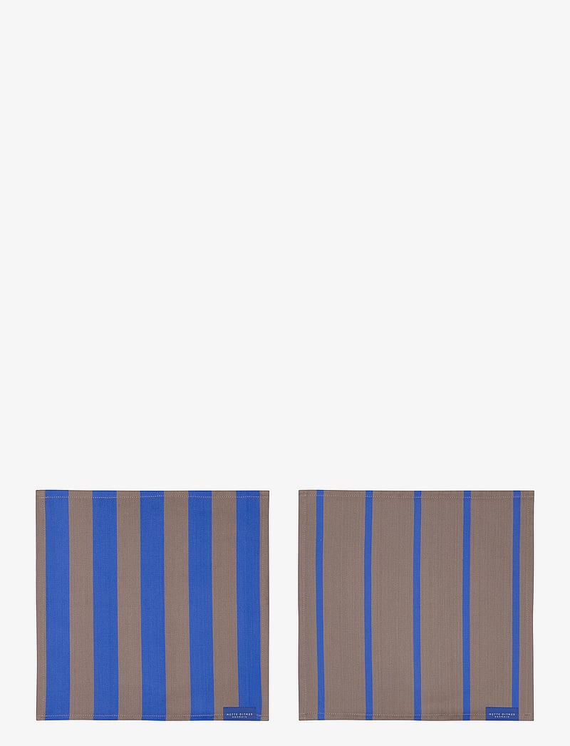Mette Ditmer - STRIPES dish cloth, 2-pack - linased ja puuvillased salvrätikud - blush - 1