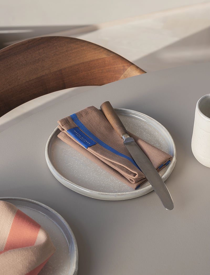 Mette Ditmer - STRIPES dish cloth, 2-pack - linased ja puuvillased salvrätikud - blush - 4